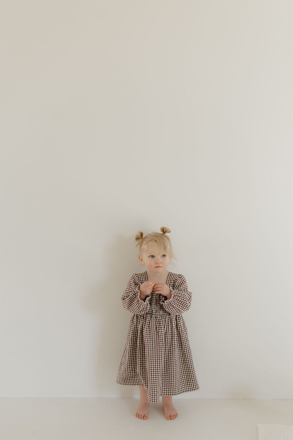 Child Long Sleeve Dress | Chocolate Chai - Tenth & Pine - Dress - 2/3 Years - forever french baby