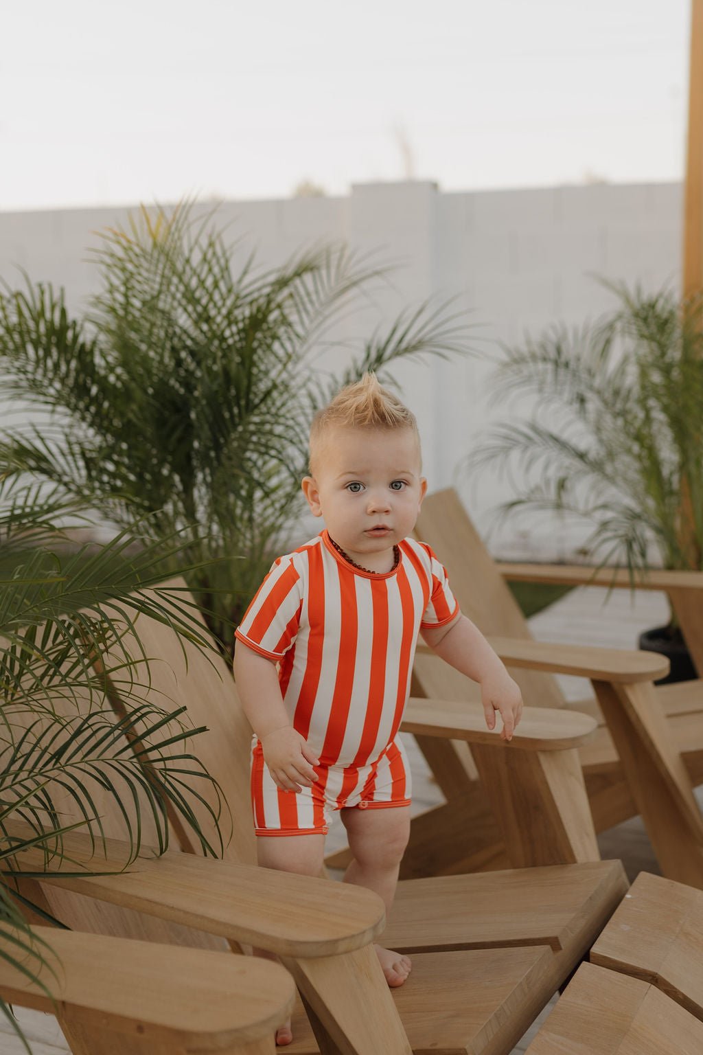 Child Shortie Swimsuit | Poolside - Tenth & Pine - swimwear - 0 - 6 months - forever french baby
