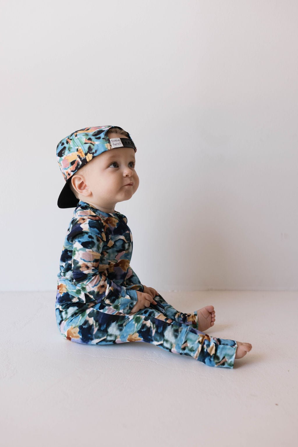 Children's Trucker Hat | Charli Print - Tenth & Pine - Trucker Hat - Baby - 44cm - forever french baby