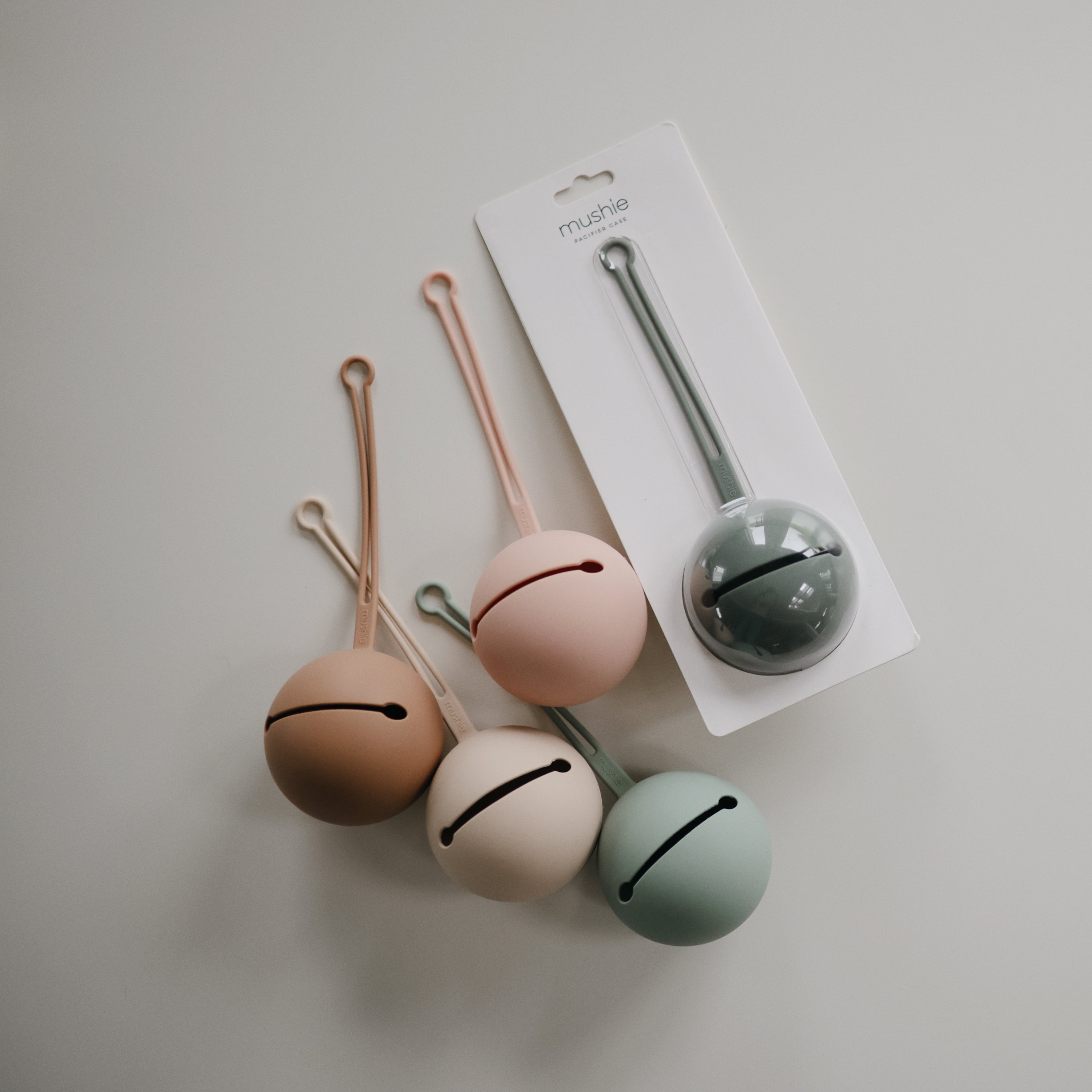 Silicone Pacifier Case - Tenth & Pine - pacifier case - Natural