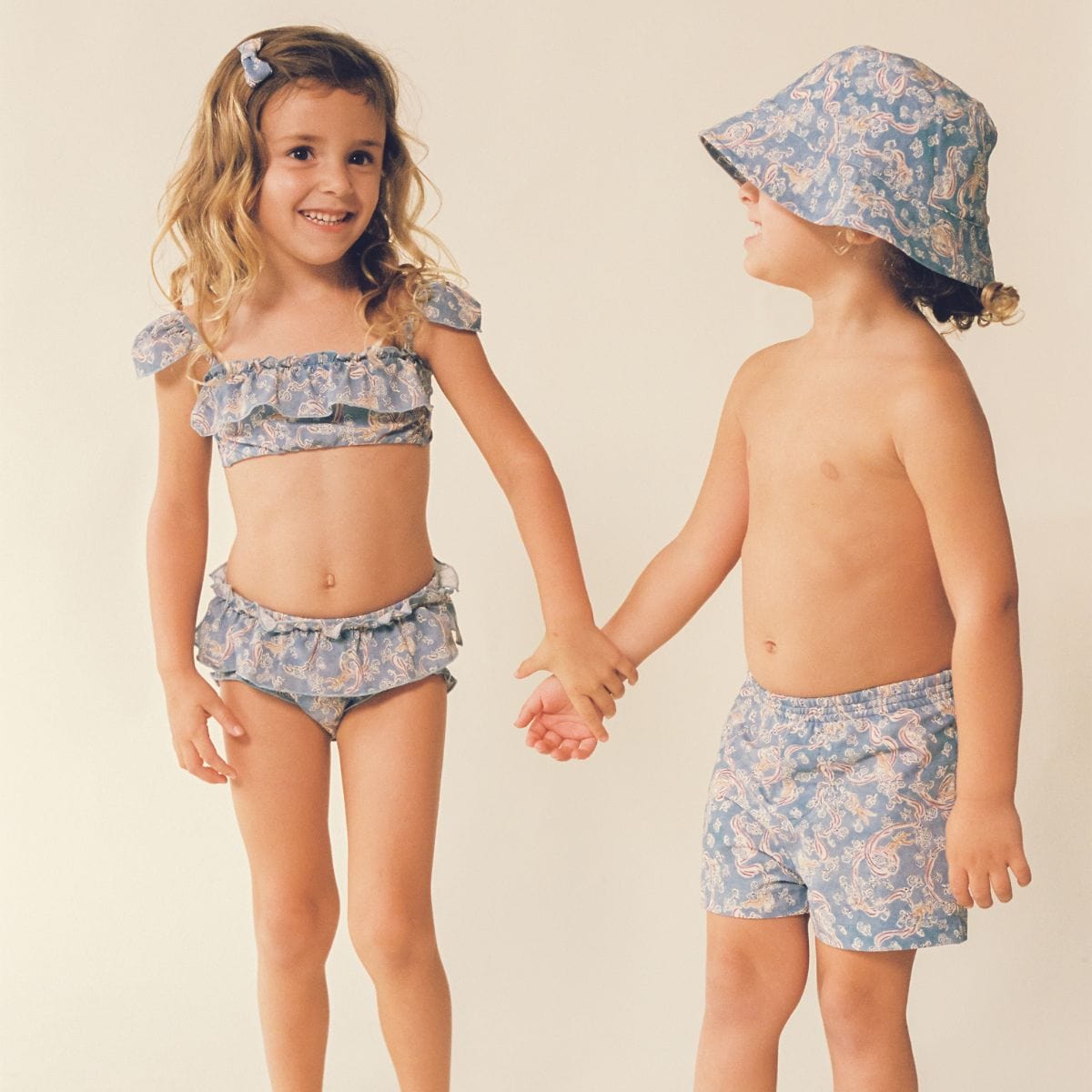 Cupid Mini Cabana Bikini Set - Tenth & Pine - Mini Swimwear - 0 - 6 Months - Cupid - Montce