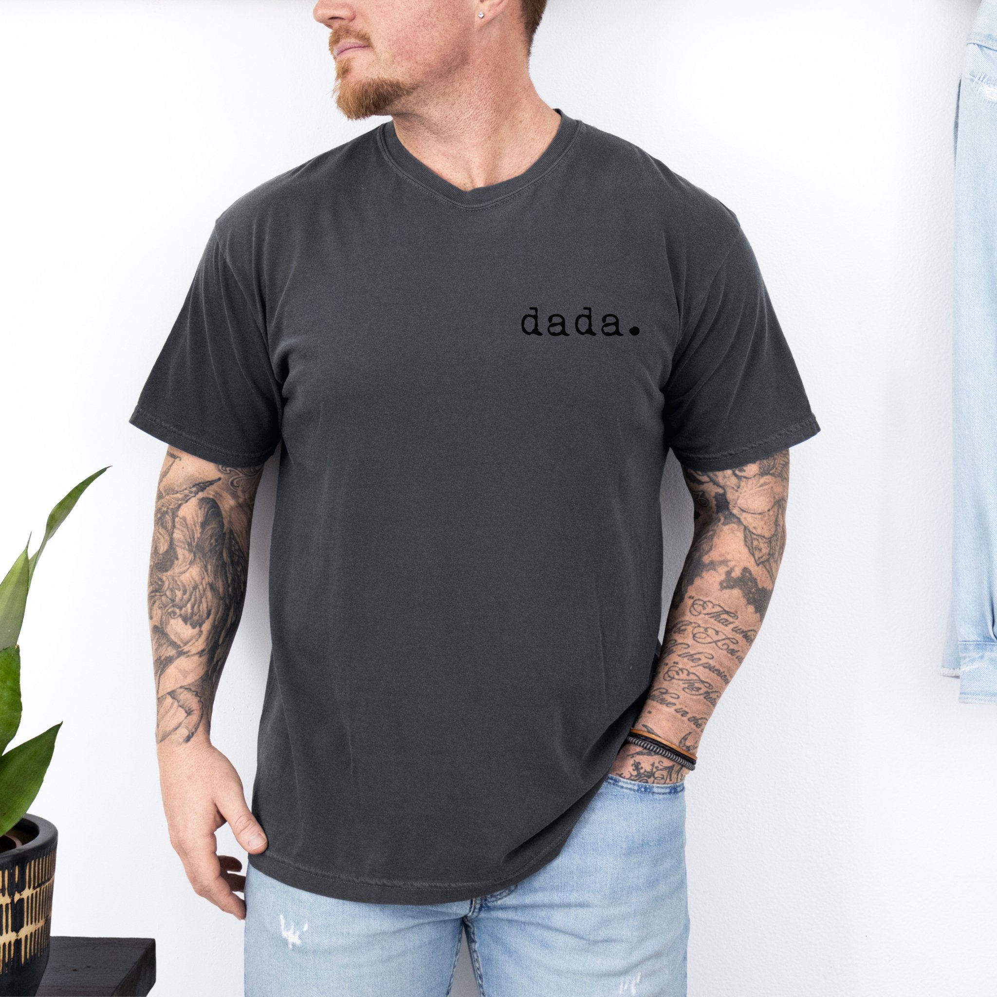 Dada T-shirt | Adult Short Sleeve Tee - Tenth & Pine - Adult Tshirt - S - Pepper