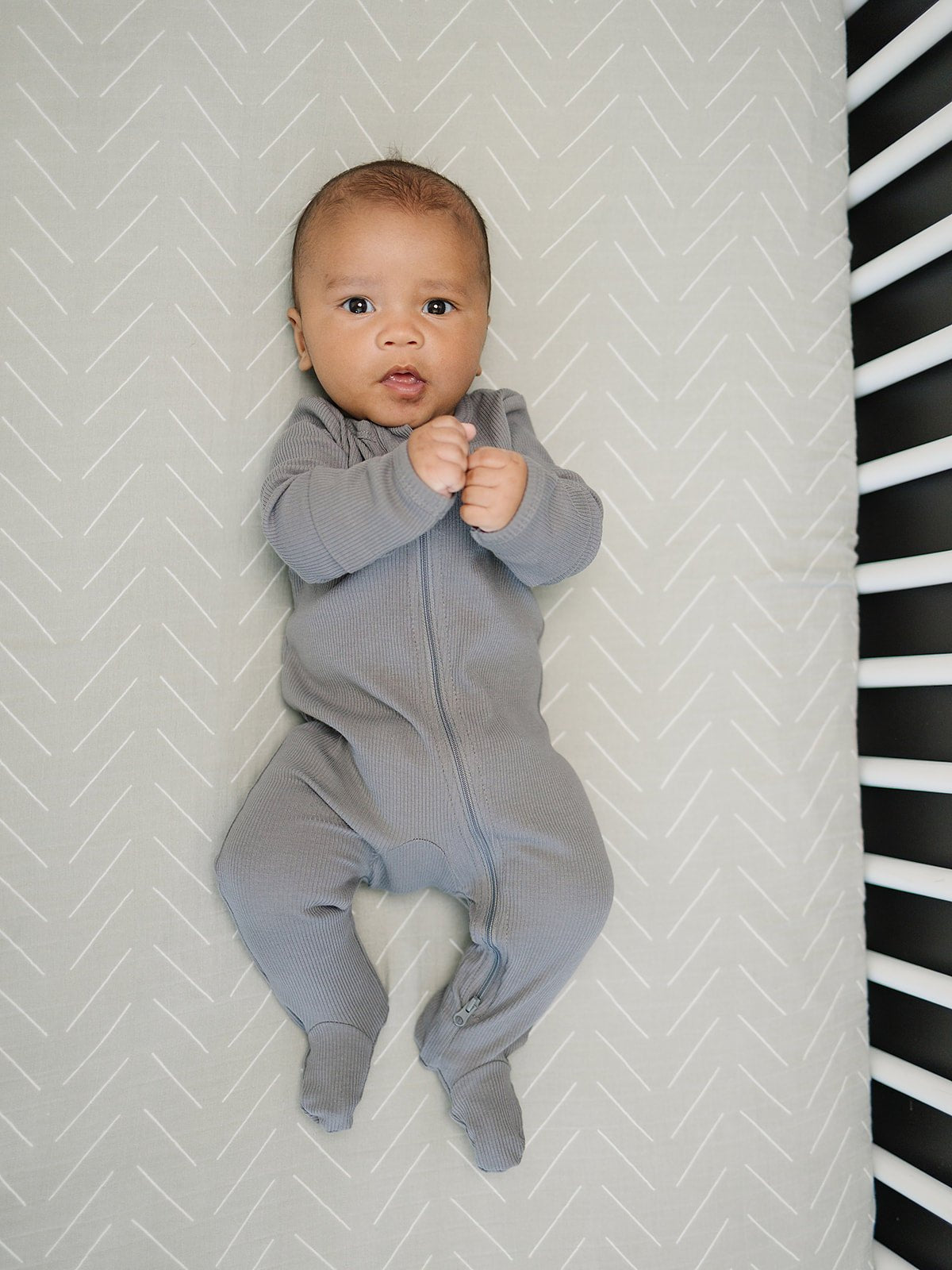 Desert Sage Muslin Crib Sheet - Tenth & Pine -