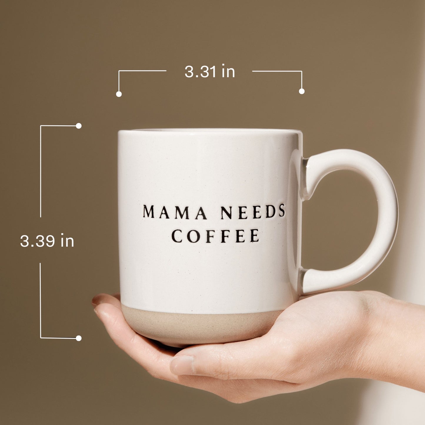 Dog Mom 14oz. Stoneware Coffee Mug - Tenth & Pine - Coffee Mugs -