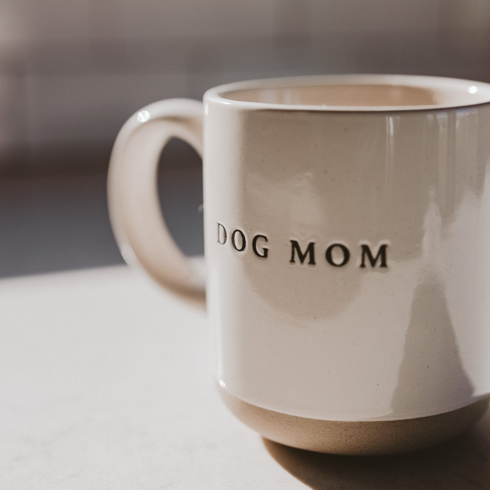 Dog Mom 14oz. Stoneware Coffee Mug - Tenth & Pine - Coffee Mugs -