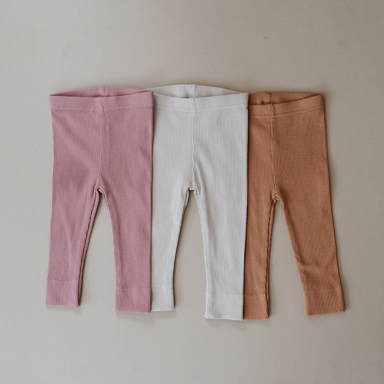 Dusty Rose Organic Leggings - Tenth & Pine - Leggings - 0 - 3 - Mebie Baby