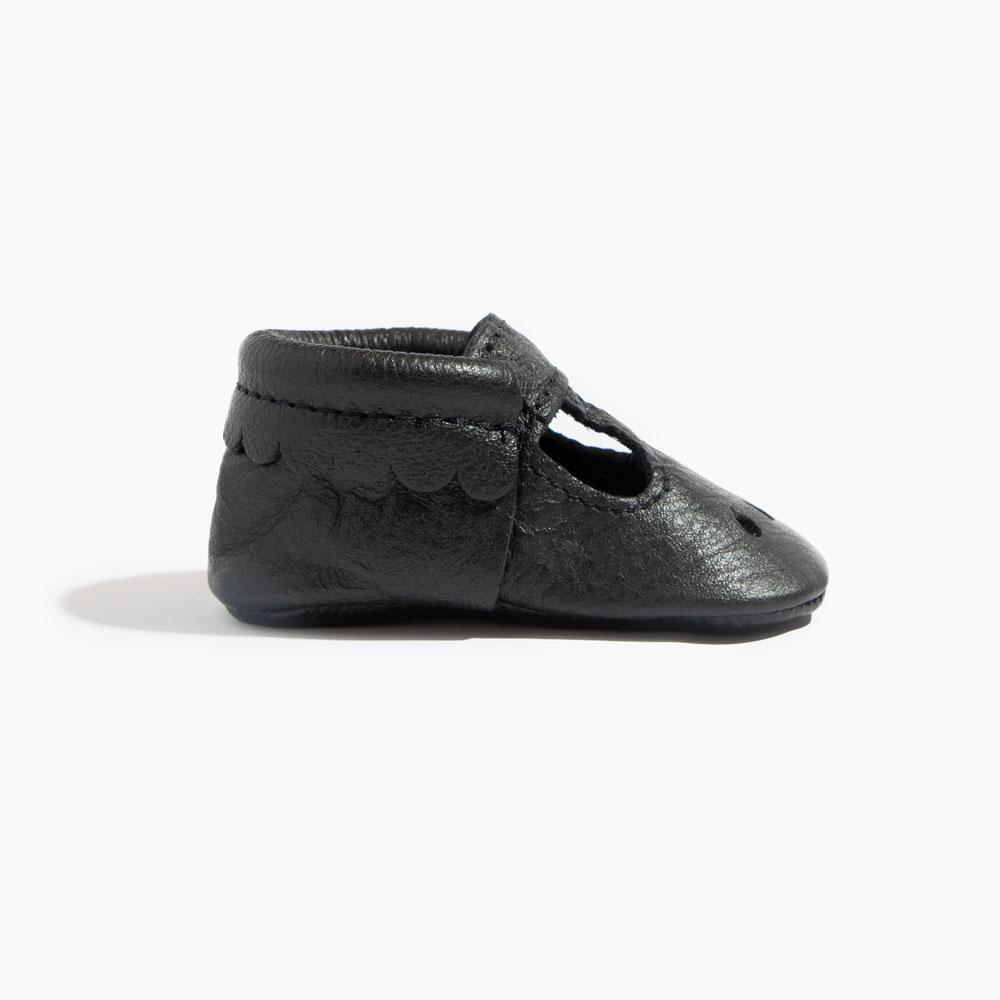 Ebony Mary Jane Baby Shoe - Tenth & Pine - Mary Jane - Soft Sole - 1