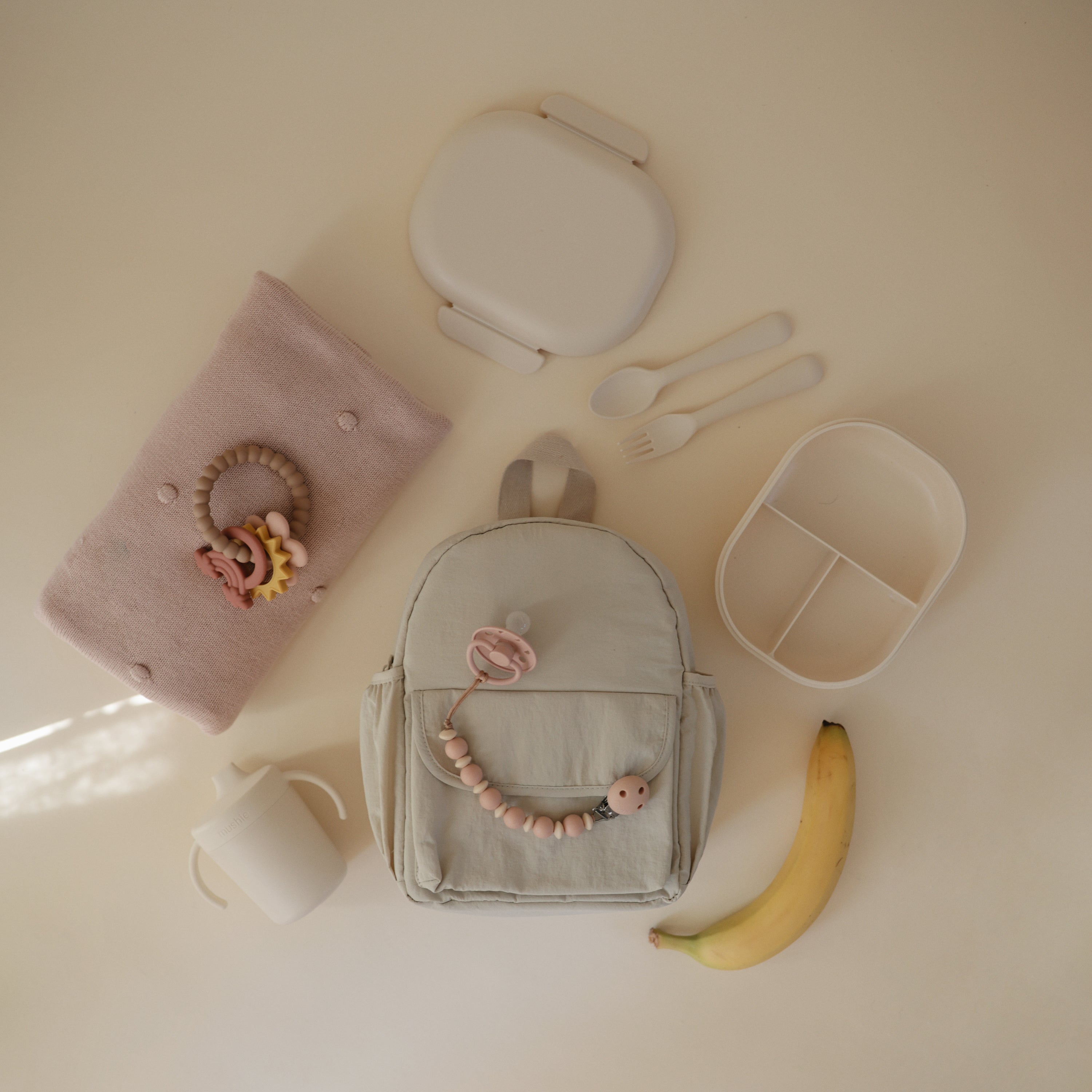 FRIGG Moon Silicone Pacifier 2 - Pack - Tenth & Pine - FRIGG PACIFIERS - 6 - 18 months - Soft Lilac/Daffodil