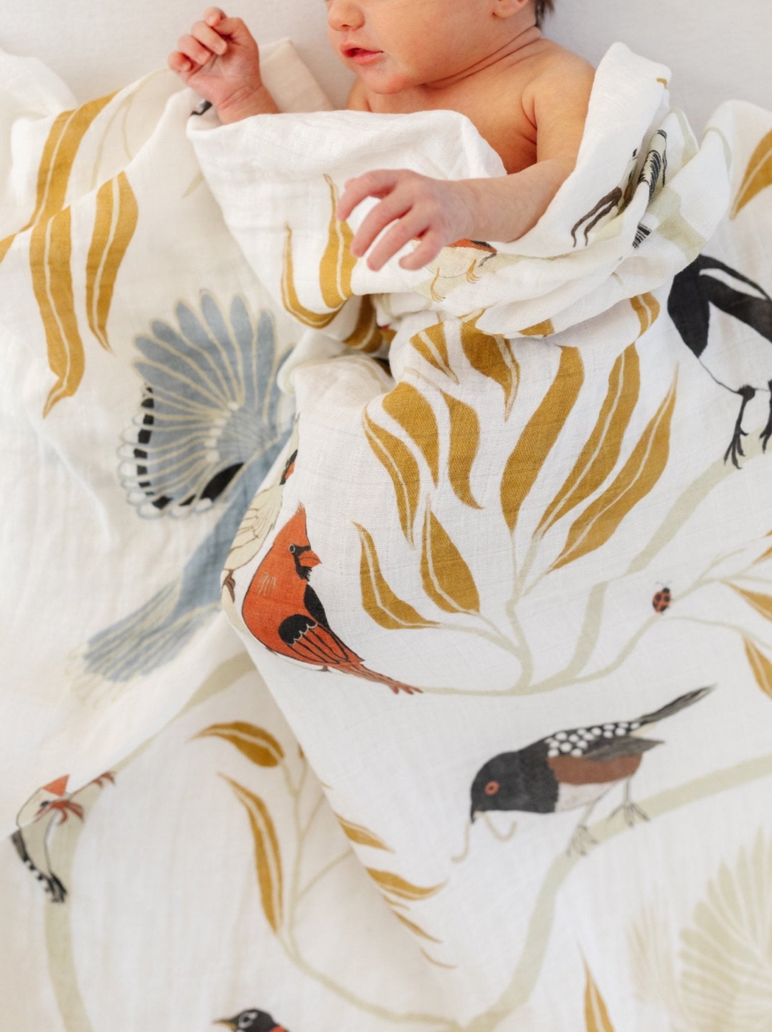 For the Birds Swaddle - Tenth & Pine - Swaddles -