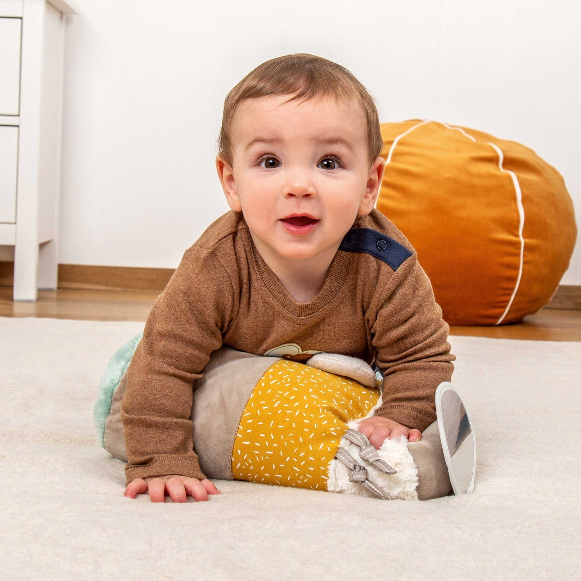 Fox Activity Roll with Rattle - Tenth & Pine - Activity Toys -