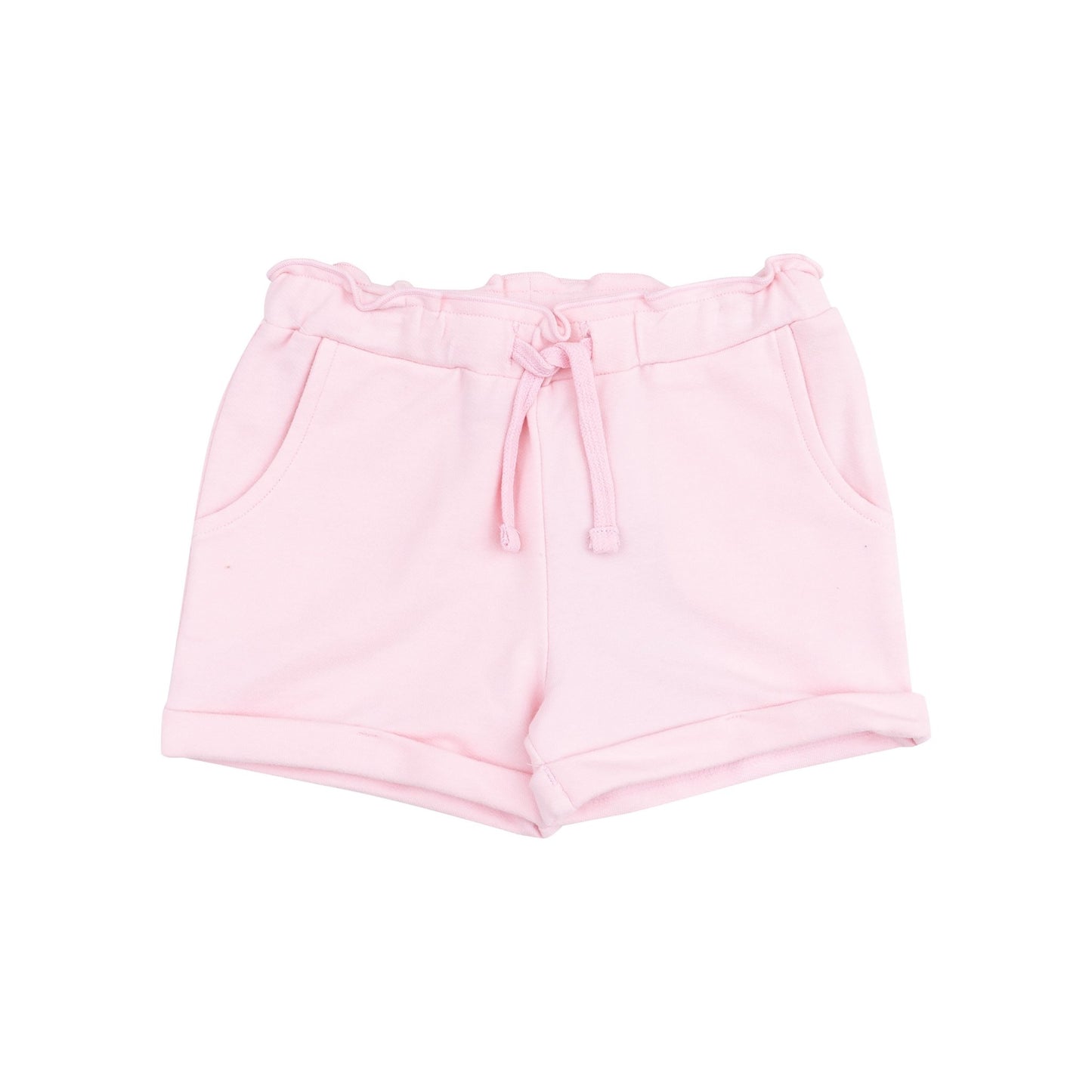 French Terry Paperbag Shorts - Pink - Tenth & Pine - Shorts - 6 - 12M - Angel Dear