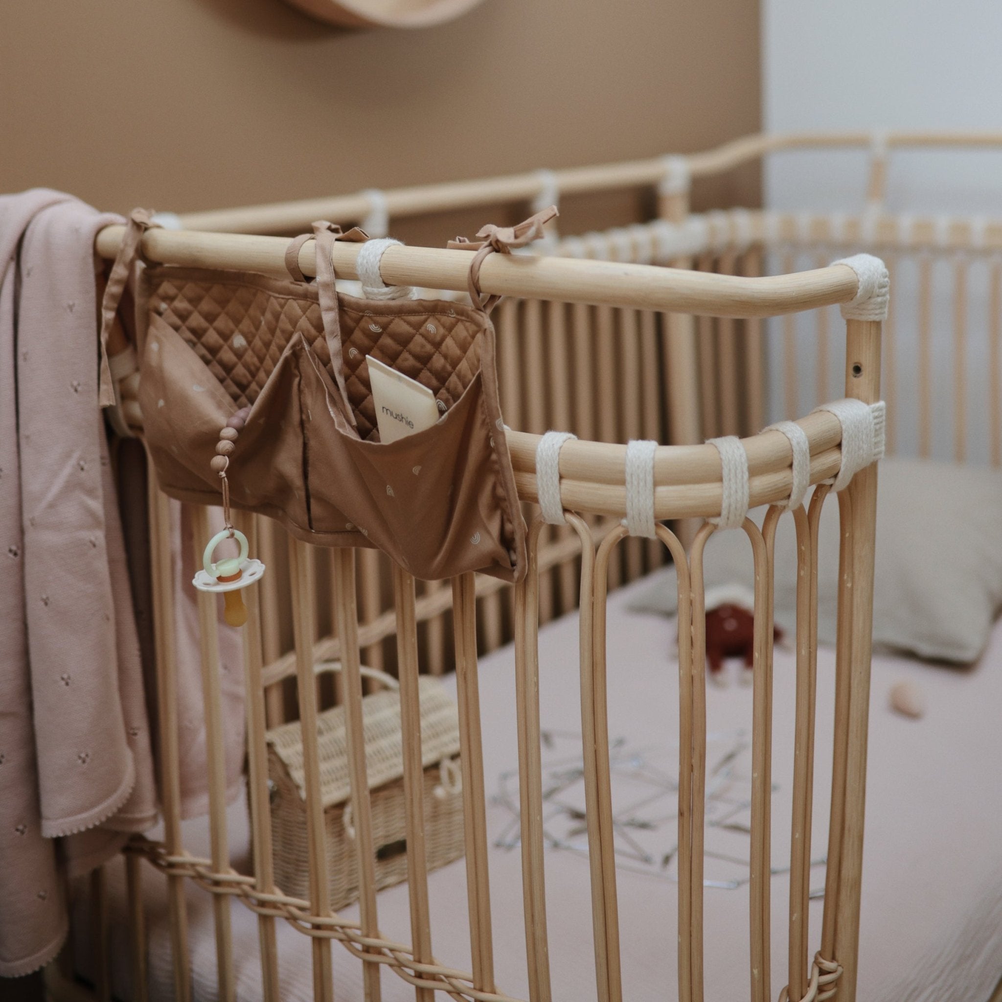 FRIGG Daisy Night Natural Rubber Pacifier 2 - Pack - Tenth & Pine - FRIGG PACIFIERS - 6 - 18 months - Croissant/Cream