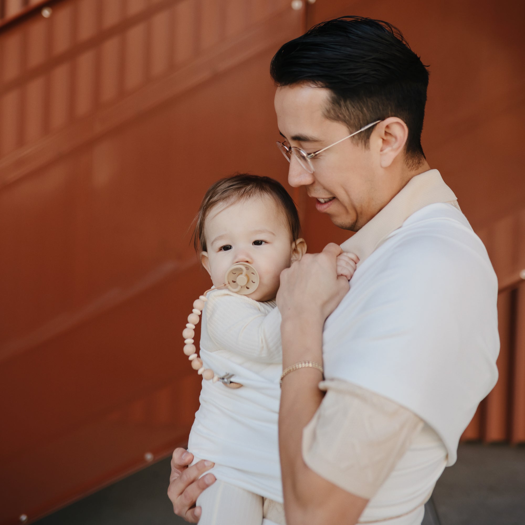 FRIGG Moon Natural Rubber Pacifier 2 - Pack - Tenth & Pine - FRIGG PACIFIERS - 6 - 18 months - Sage/Portobello