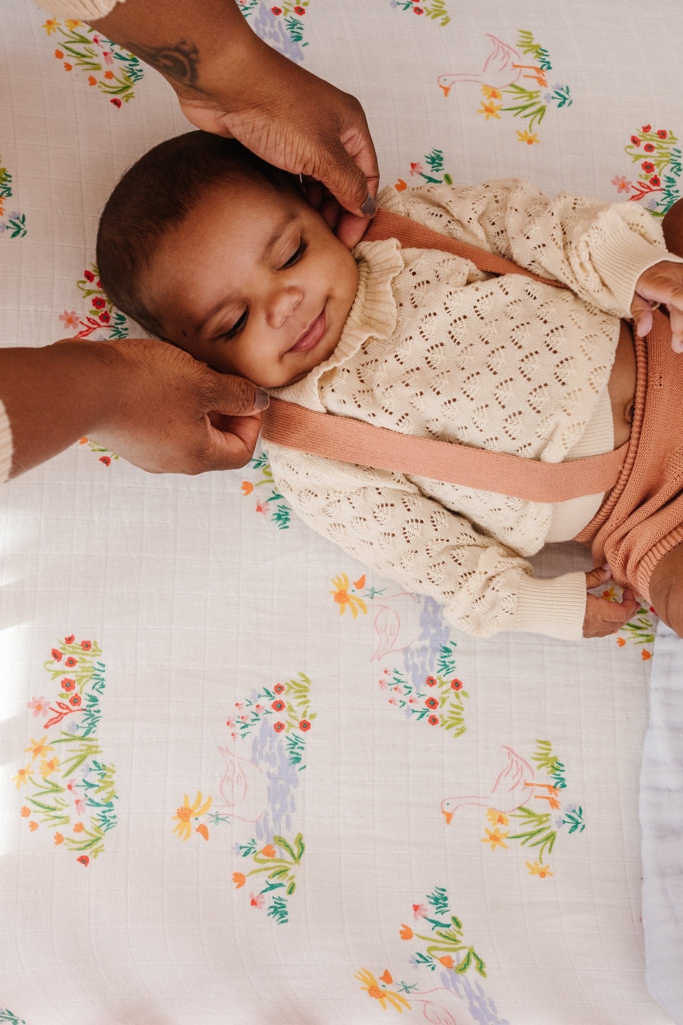 Garden Goose Crib Sheet - Tenth & Pine - Crib Sheets -