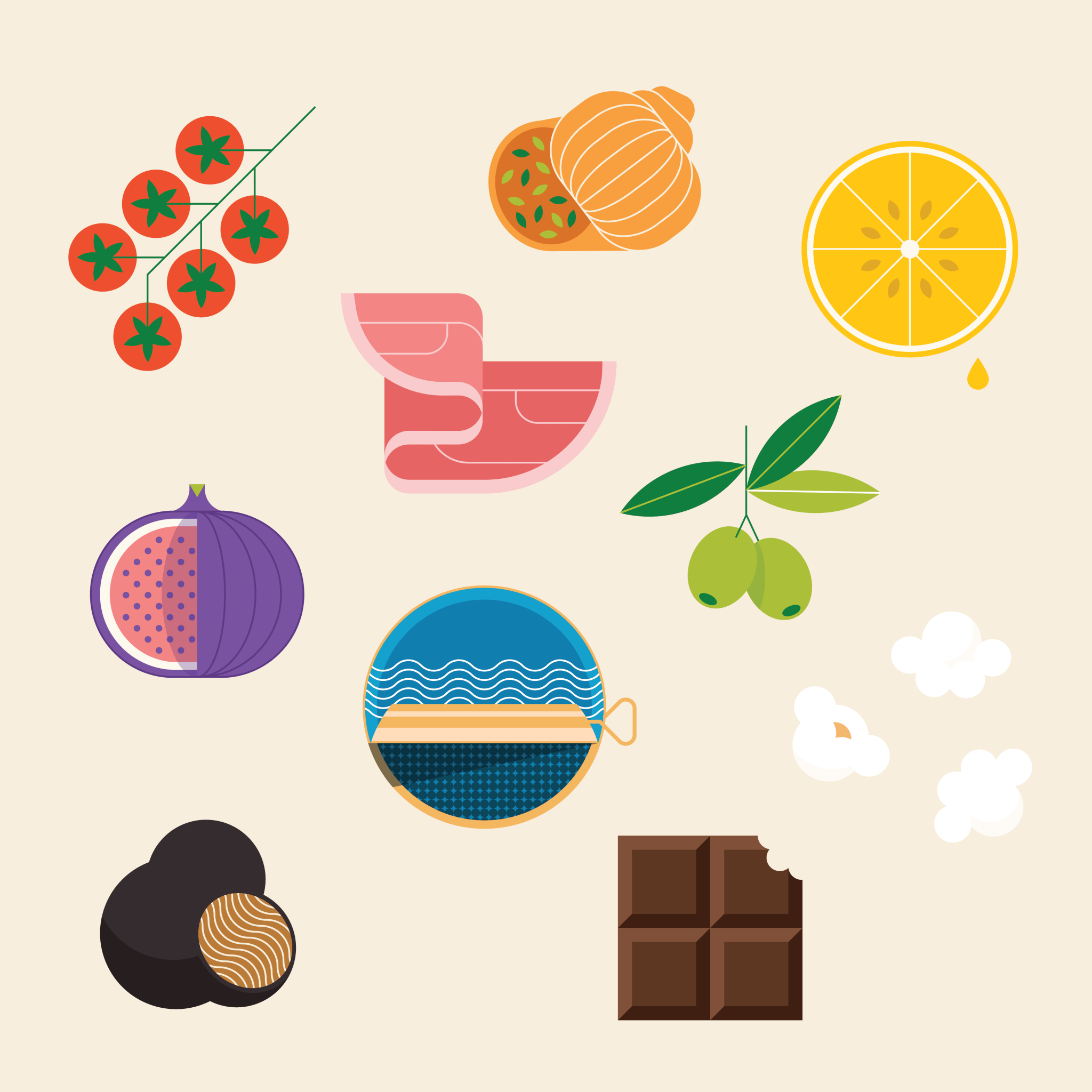 Gourmet Rainbow Board Book - Tenth & Pine - Board Book -