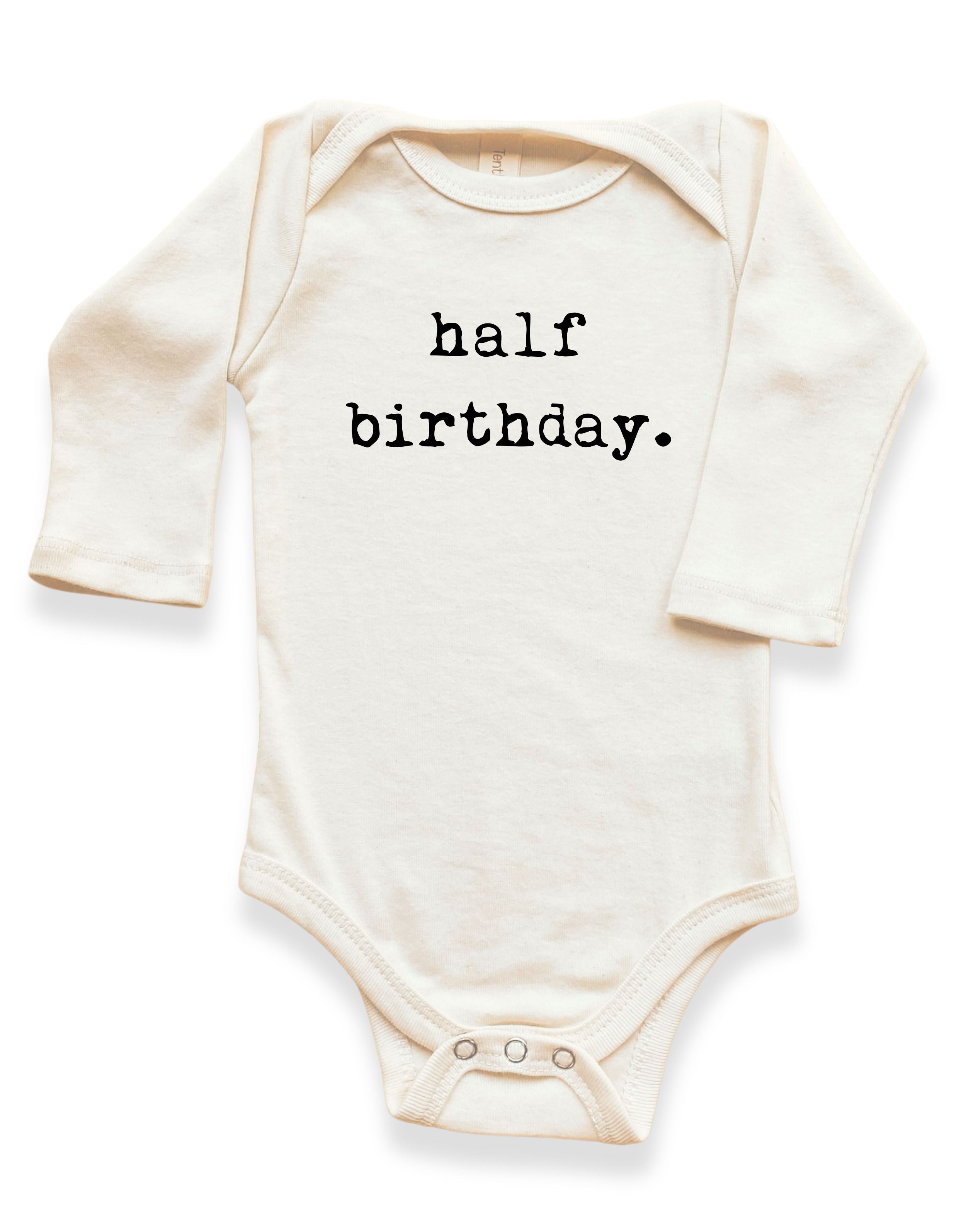 organic cotton Baby onesie with &
