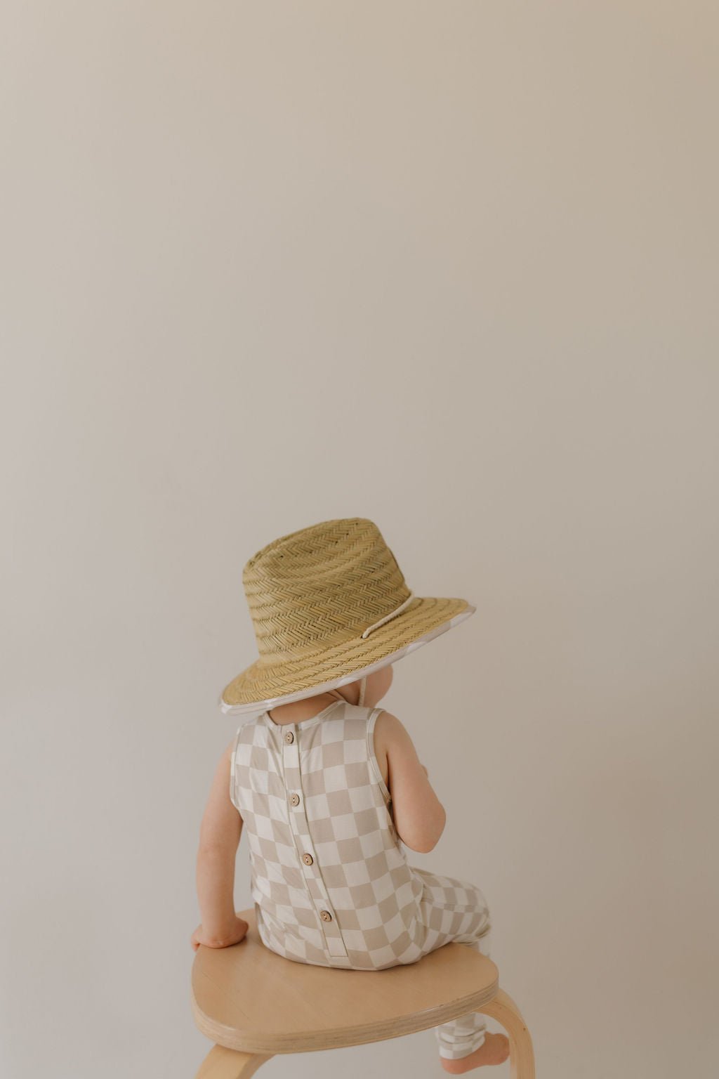 Harem Bamboo Romper | Checkerboard - Tenth & Pine - Romper - Newborn - forever french baby