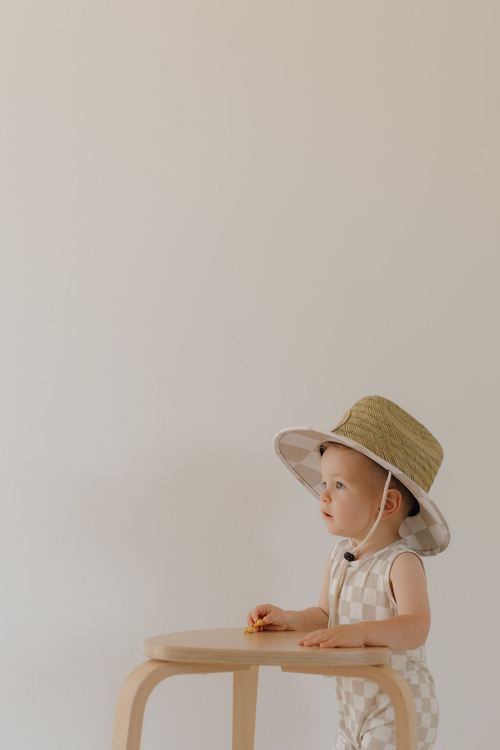 Harem Bamboo Romper | Checkerboard - Tenth & Pine - Romper - Newborn - forever french baby