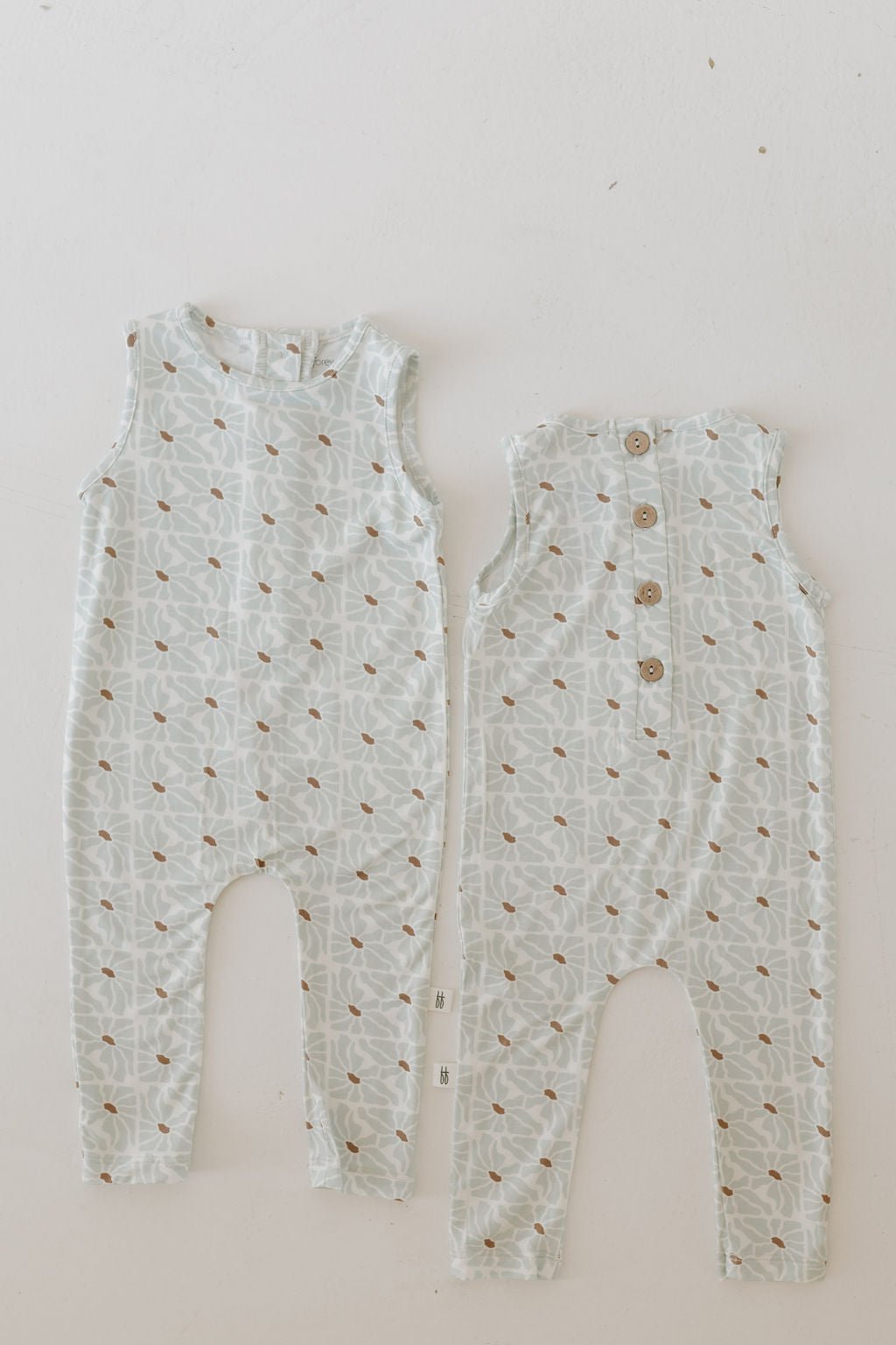 Harem Bamboo Romper | Coast - Tenth & Pine - Romper - Newborn - forever french baby