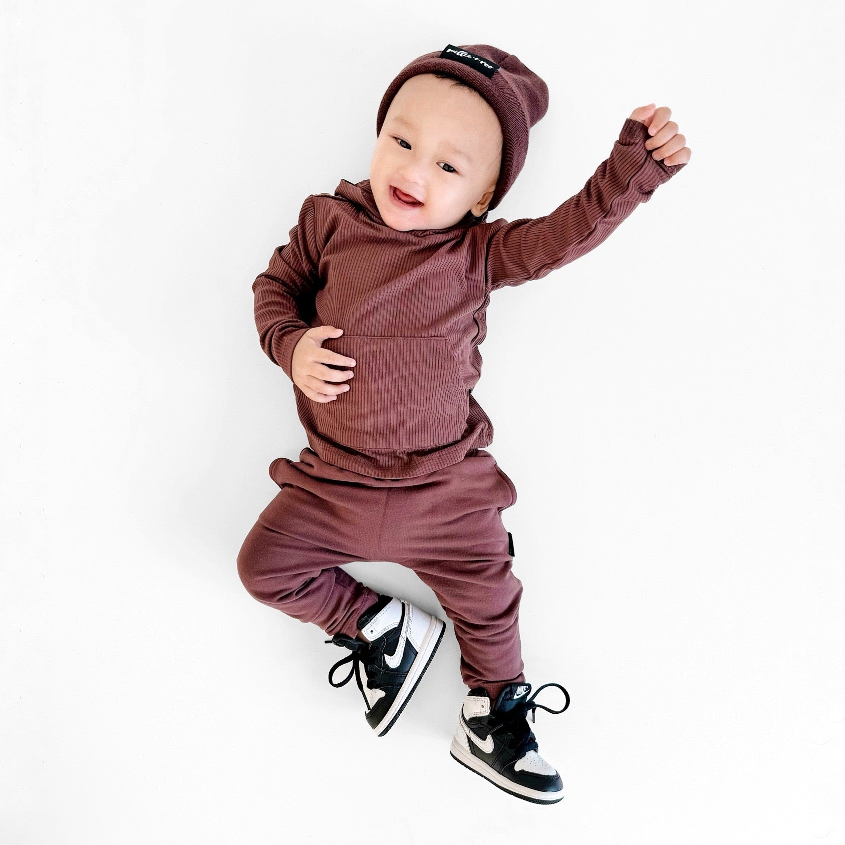 HAREM PANTS - Black Cherry - Tenth & Pine - harem pants - 0/6m