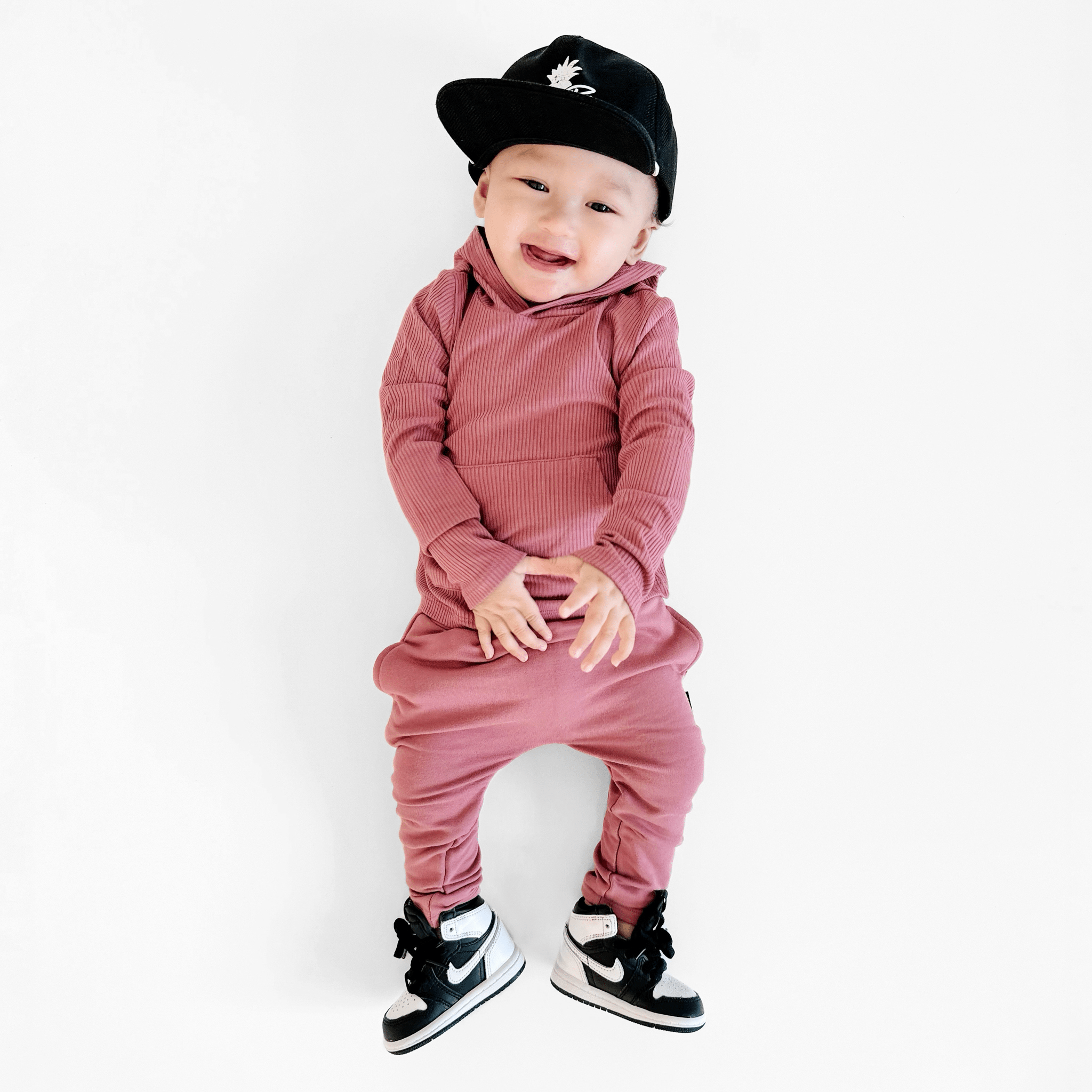 HAREM PANTS - Mauve - Tenth & Pine - harem pants - 0/6m