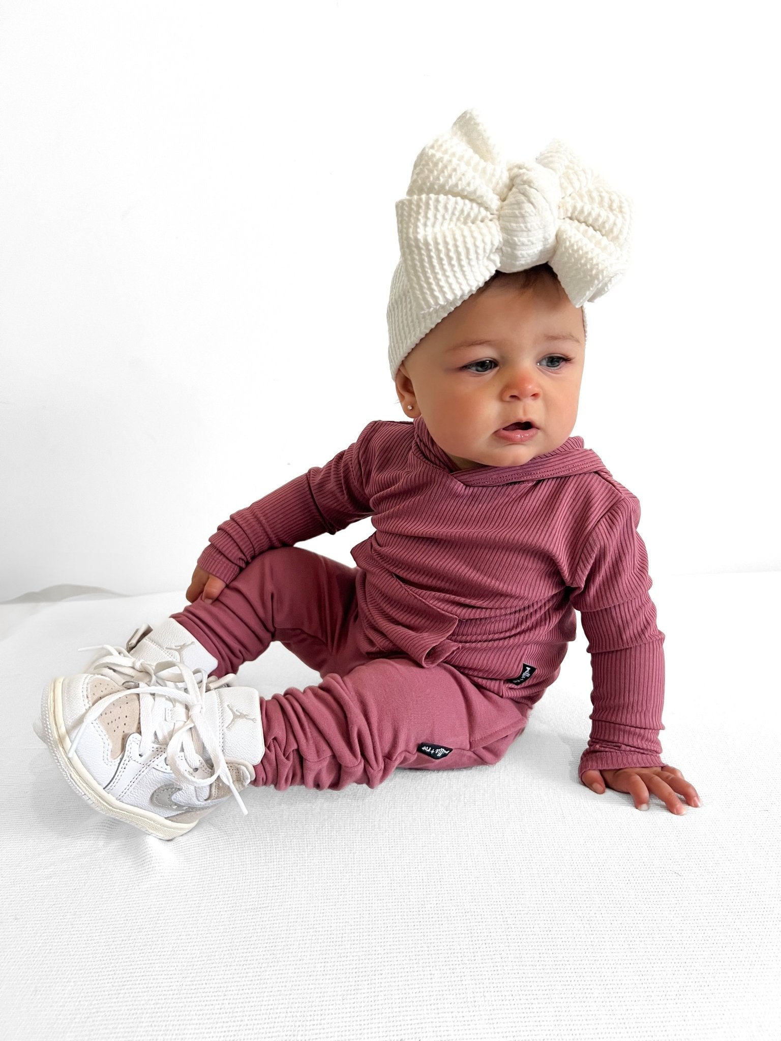 HAREM PANTS - Mauve - Tenth & Pine - harem pants - 0/6m