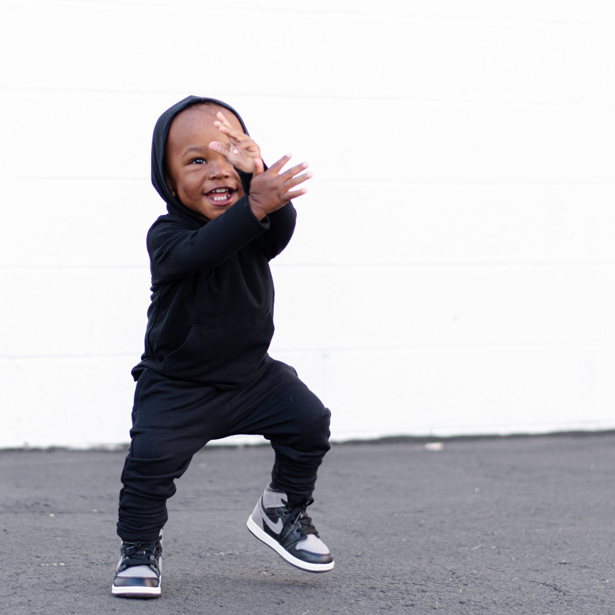 HAREM PANTS - Midnight Black - Tenth & Pine - harem pants - 0/6m