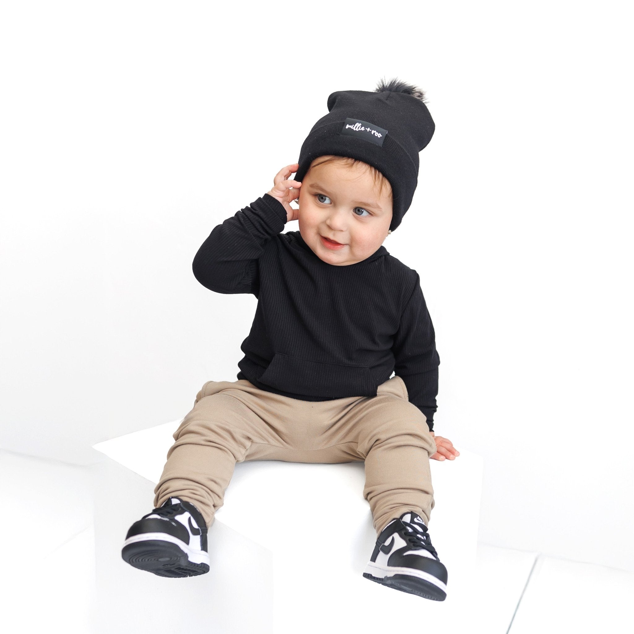 HAREM PANTS - Mushroom - Tenth & Pine - harem pants - 0/6m