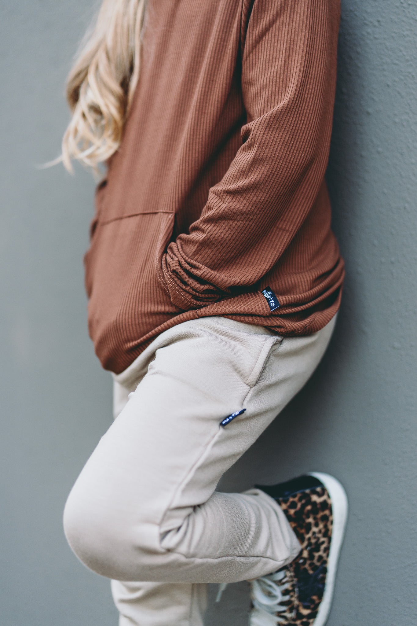 HAREM PANTS - Mushroom - Tenth & Pine - harem pants - 0/6m