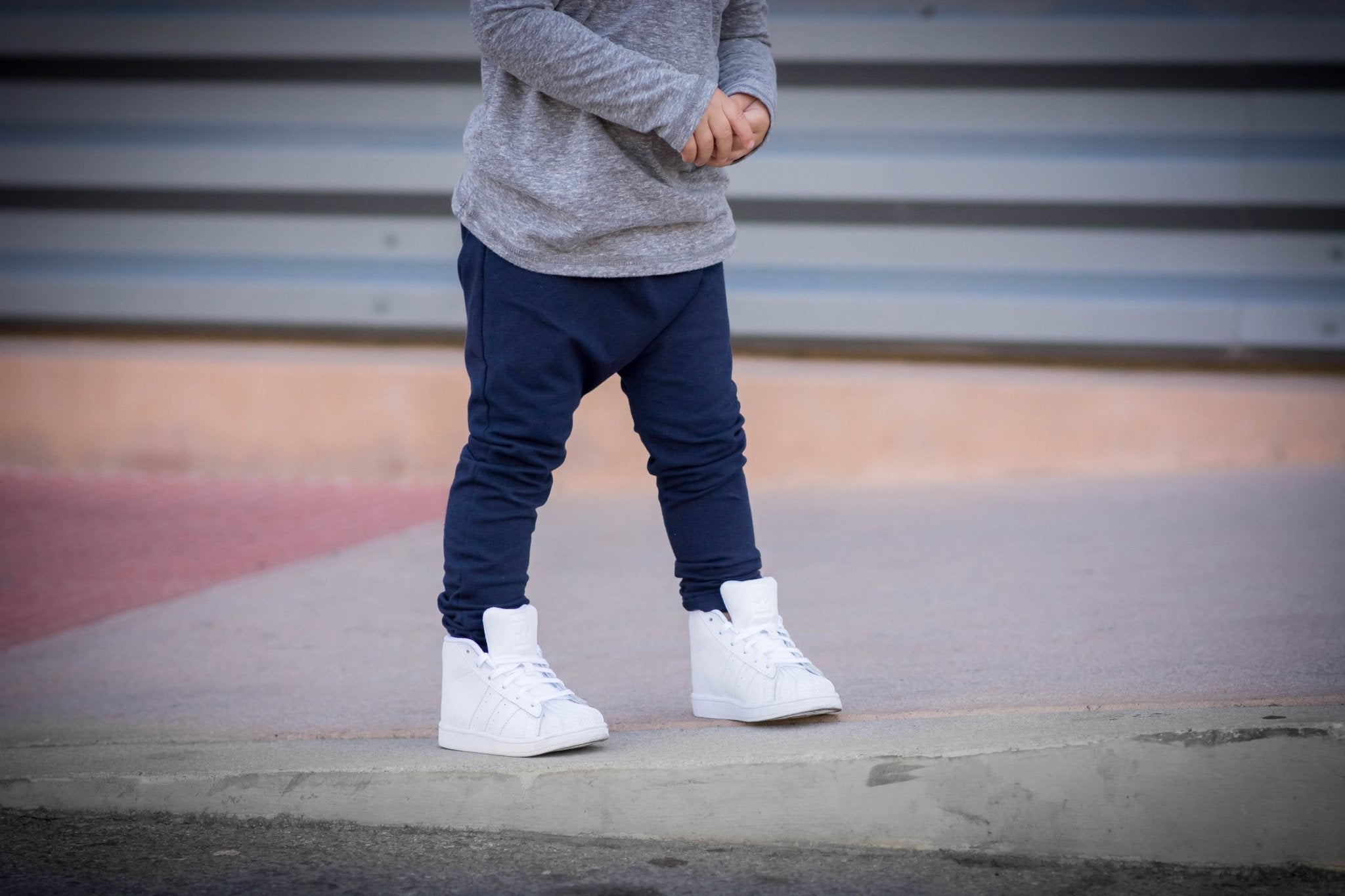 HAREM PANTS - Navy - Tenth & Pine - harem pants - 0/6m