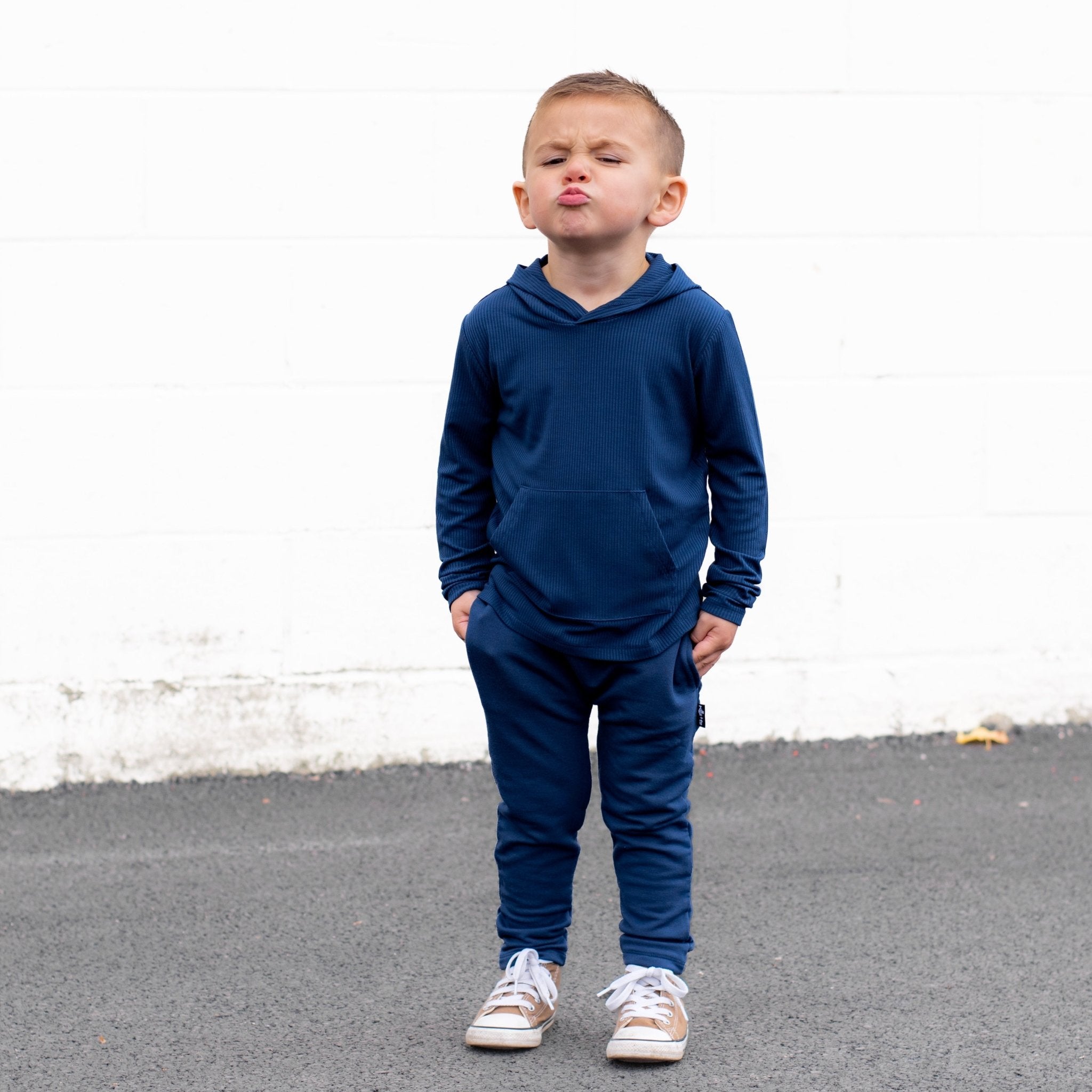 HAREM PANTS - Navy - Tenth & Pine - harem pants - 0/6m