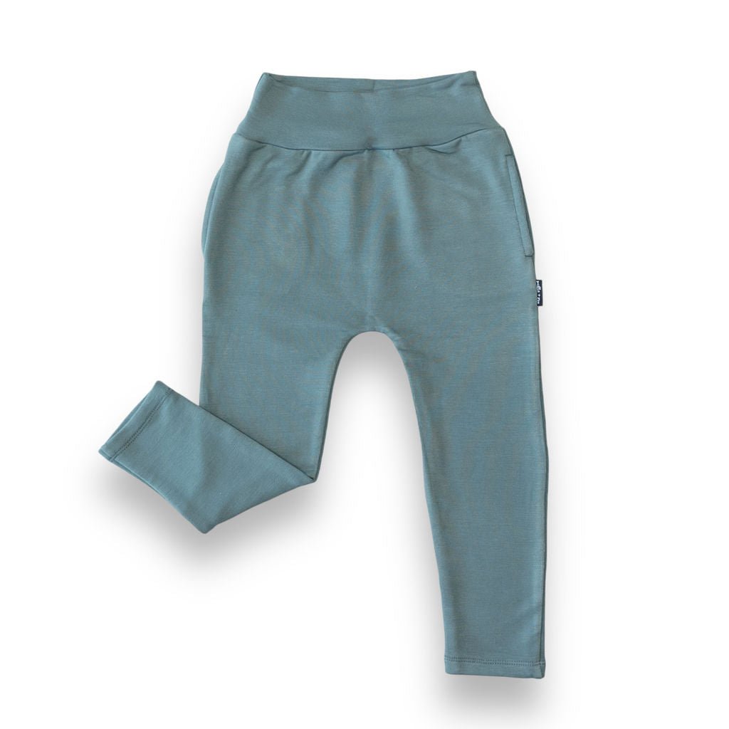 HAREM PANTS - Slate - Tenth & Pine - harem pants - 0/6m