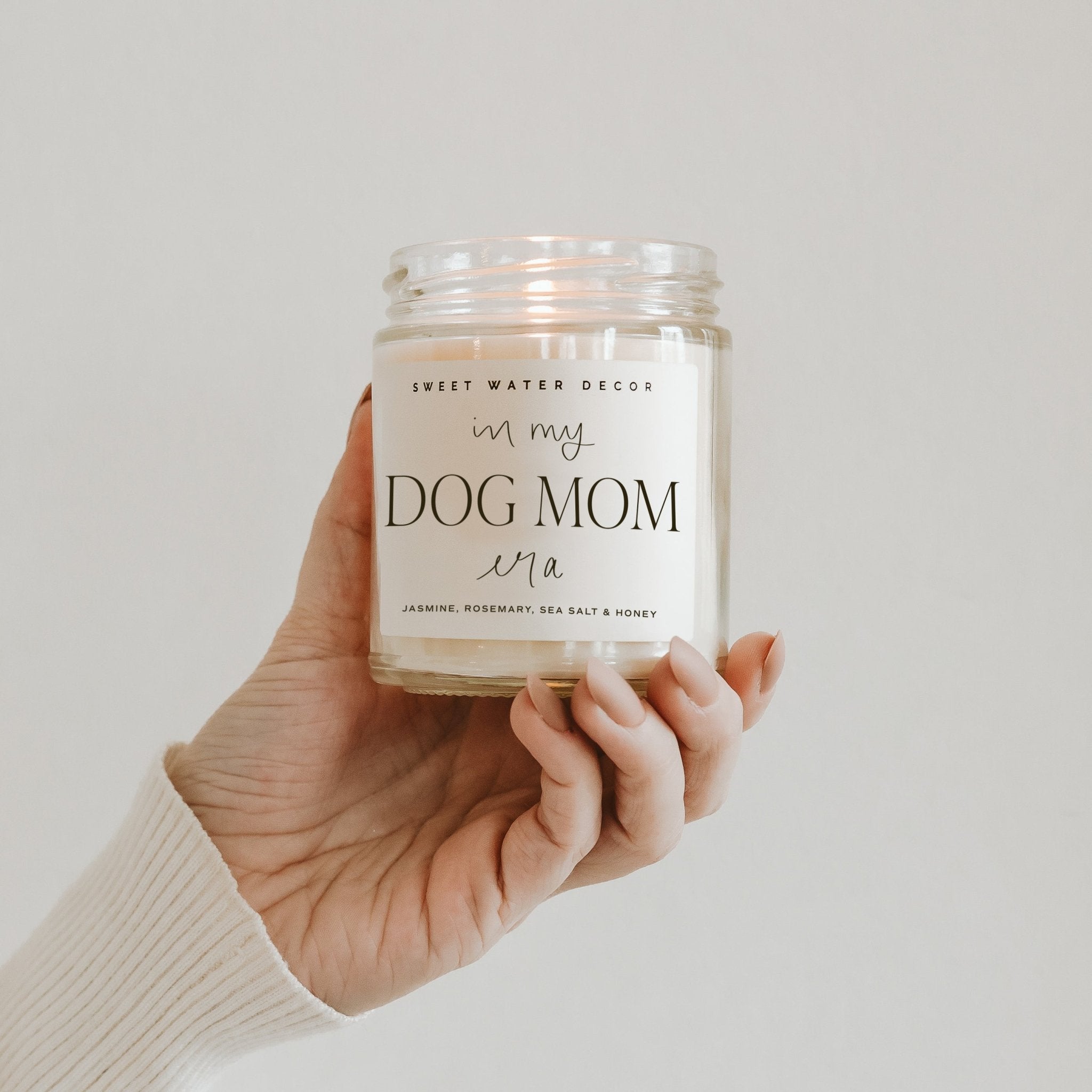 In My Dog Mom Era Soy Candle - Clear Jar - 9 oz - Tenth & Pine - Candles -