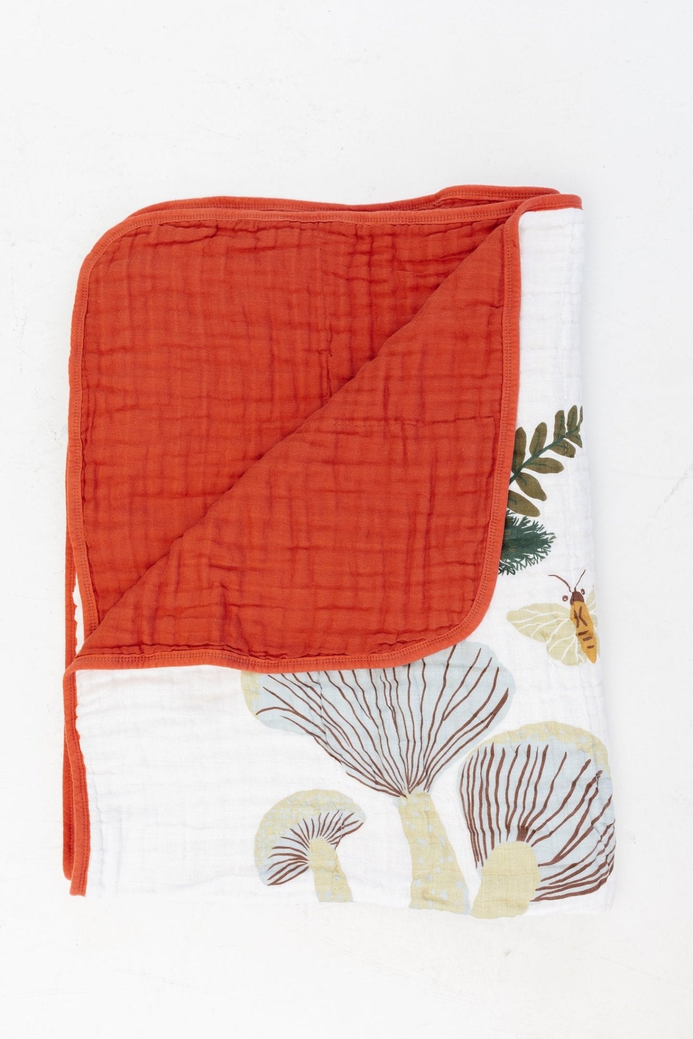 Large Mushroom Throw Blanket - Tenth & Pine - Quilts -