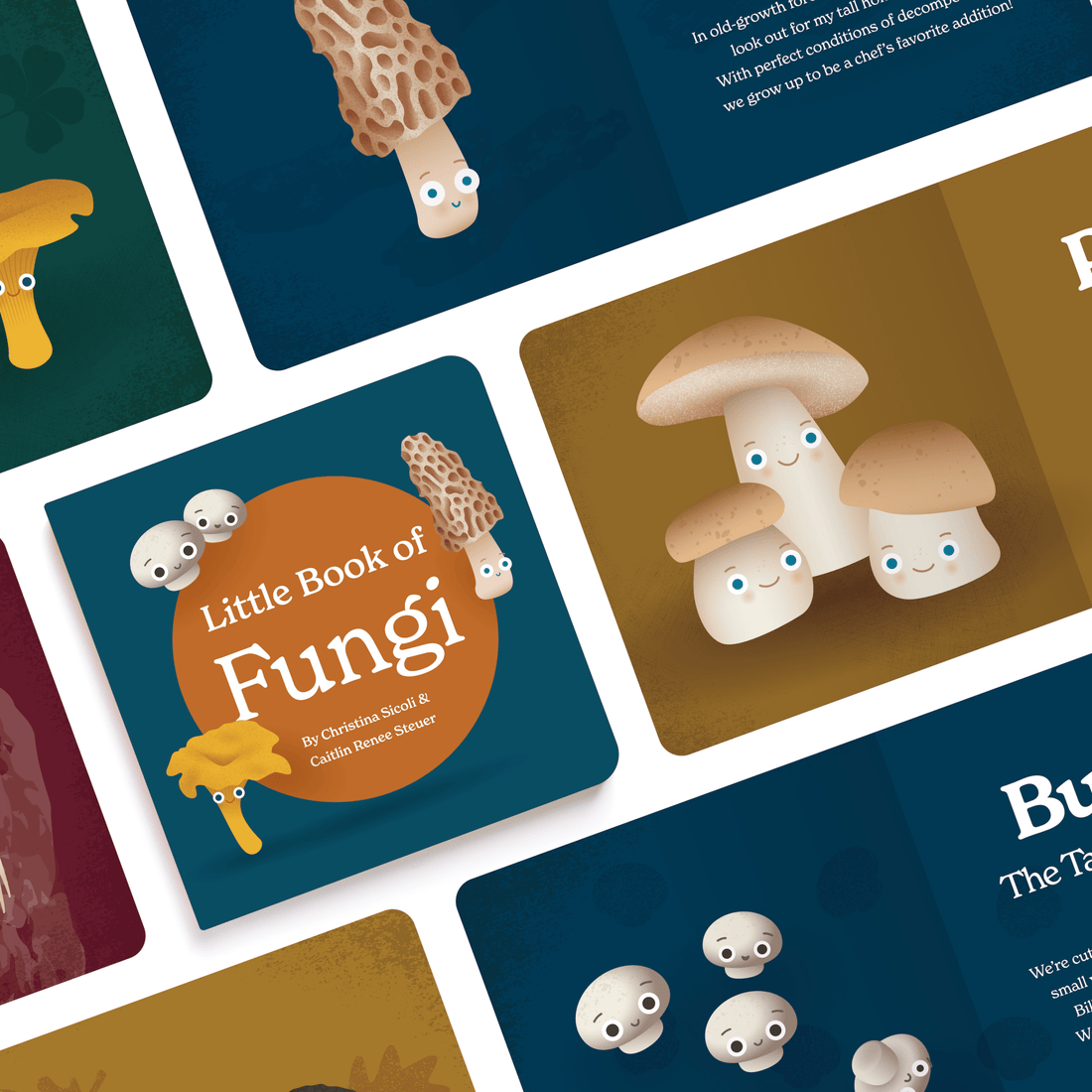 Little Book of Fungi - Tenth & Pine - Board Book -