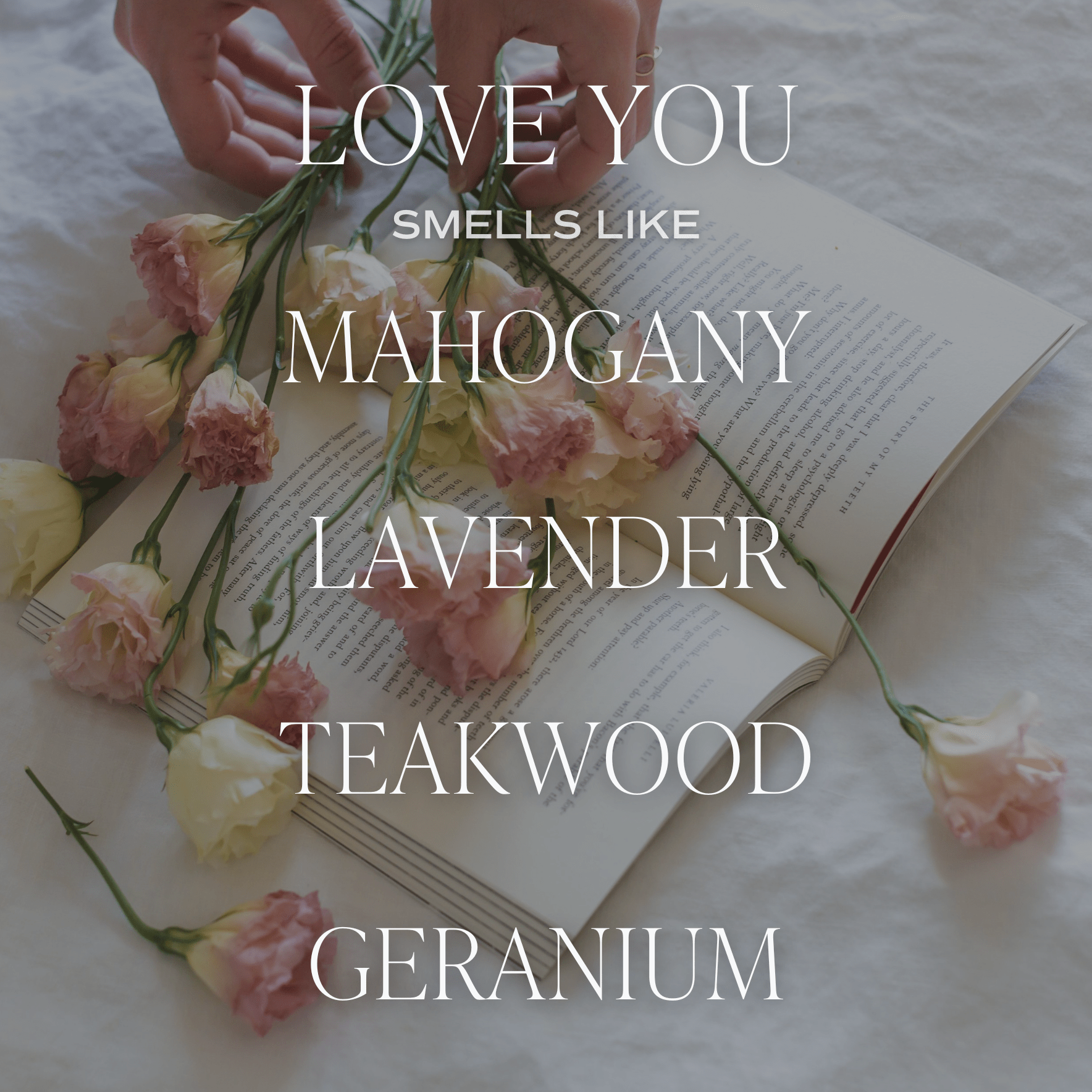 Love You Soy Candle Patterned - Clear Jar - 9 oz - Tenth & Pine - Candles -