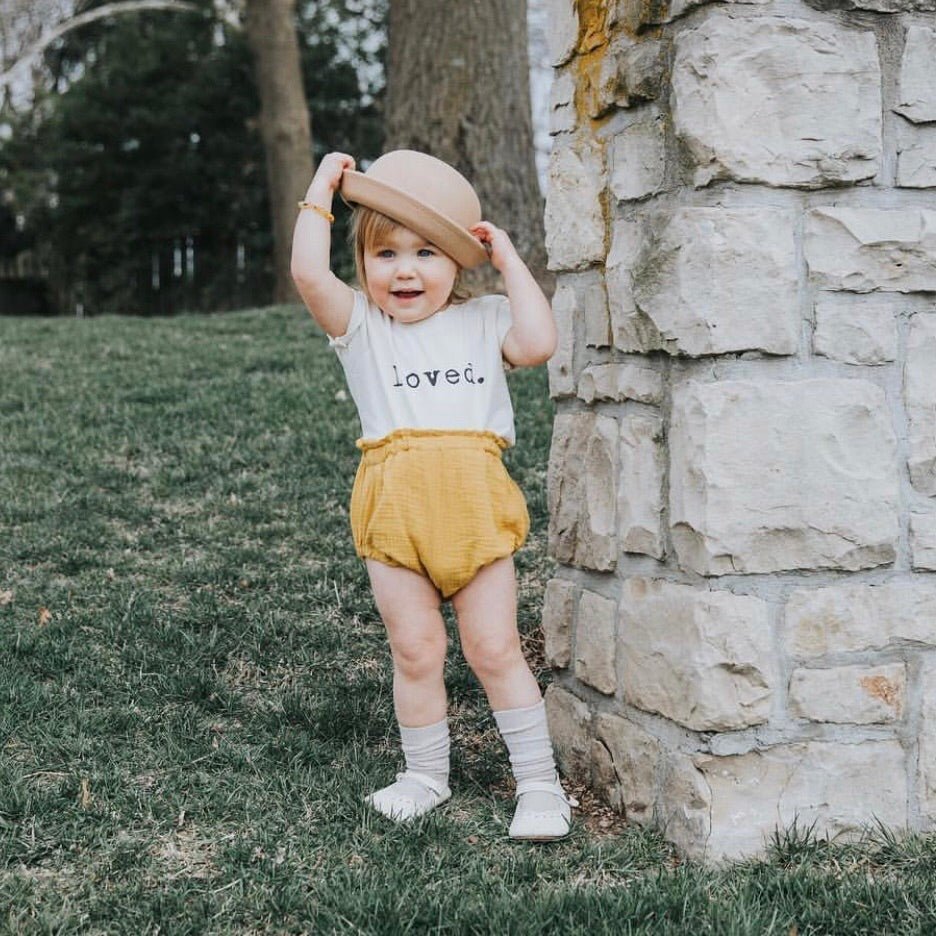 Loved - Organic Cotton Tee - Tenth & Pine - Short Sleeve Tee - 2/3T