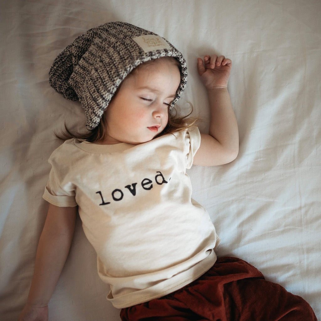 Loved - Organic Cotton Tee - Tenth & Pine - Short Sleeve Tee - 2/3T