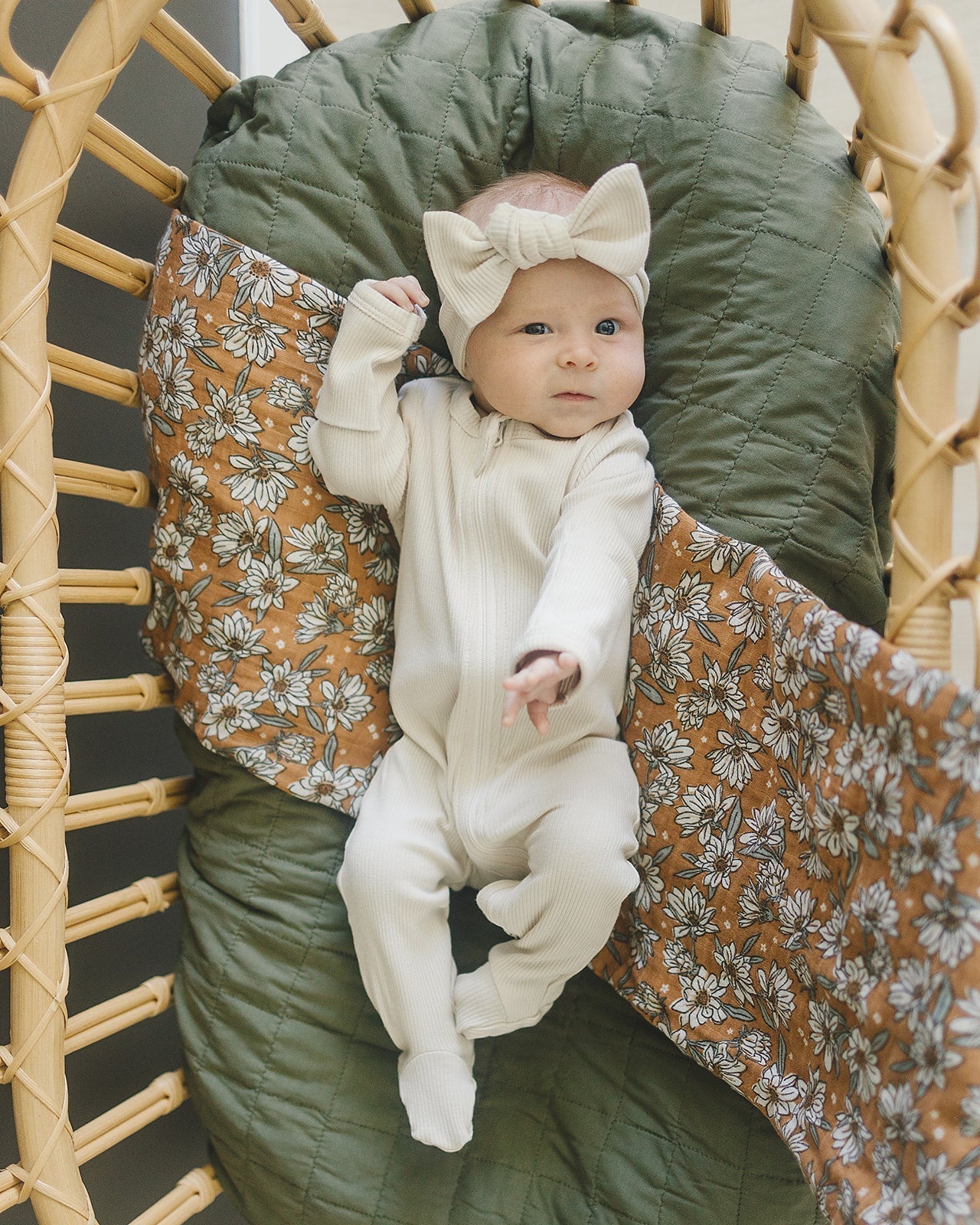 Magnolia Muslin Swaddle Blanket - Tenth & Pine -