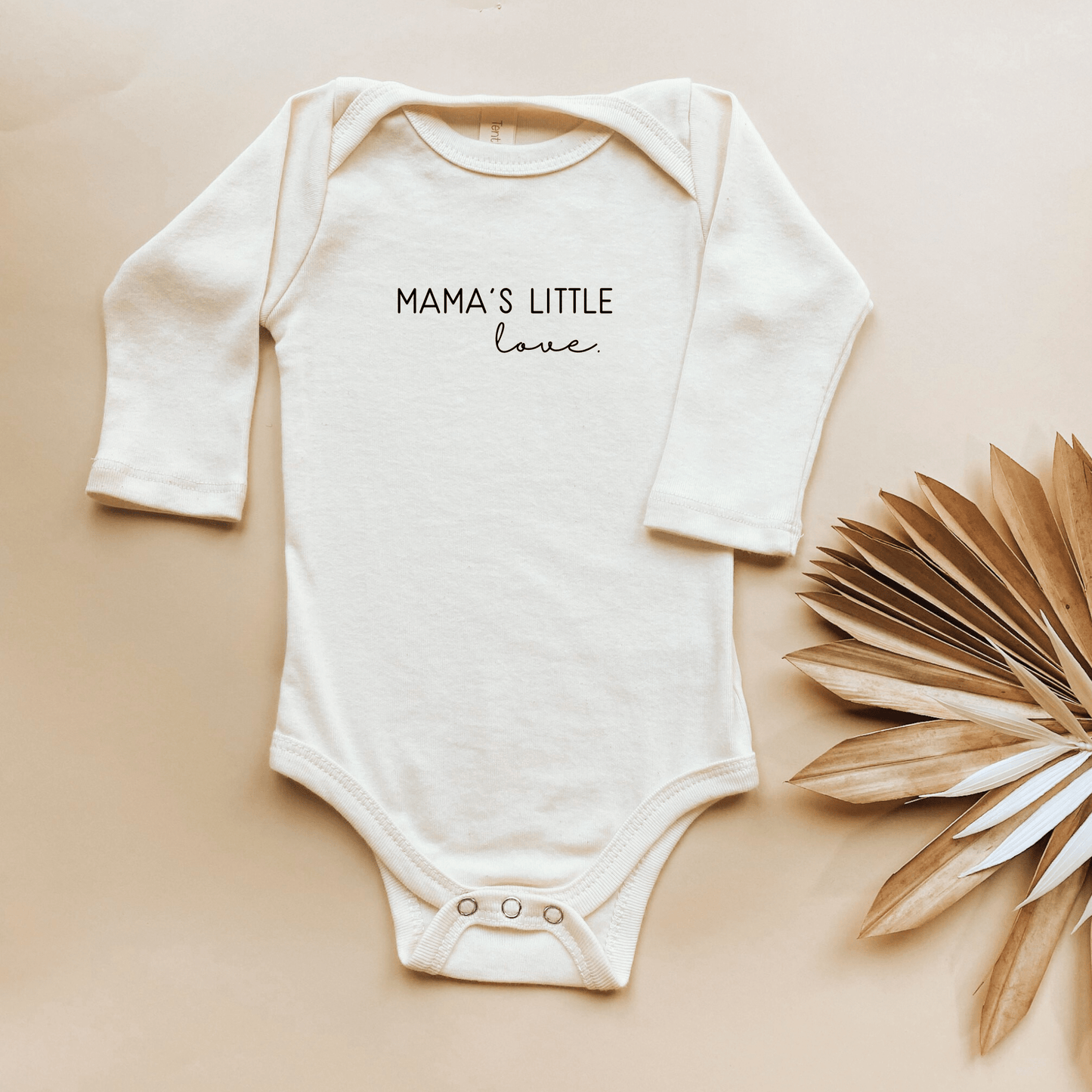 Mama's Little Love - Long Sleeve Organic Baby Bodysuit - Tenth & Pine - Long Sleeve Onesie - 0 - 3M