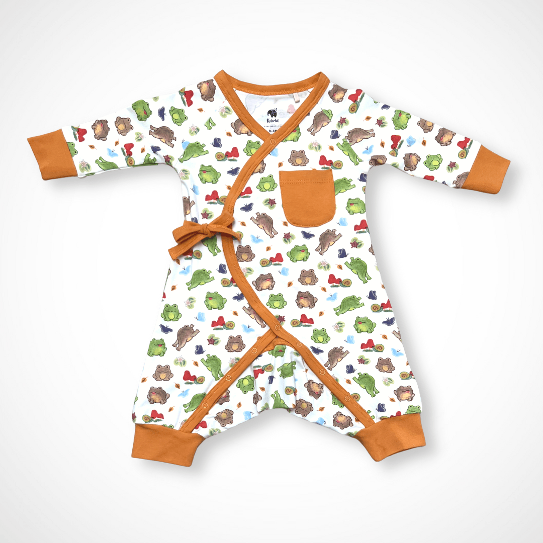Meadow Kimono | Organic Pima Cotton - Tenth & Pine - Winter Outfits - 0 - 3M - Kolorful