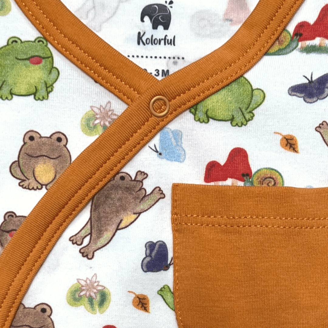 Meadow Kimono Shorty | Organic Pima Cotton - Tenth & Pine - Summer Outfits - 0 - 3M - Kolorful