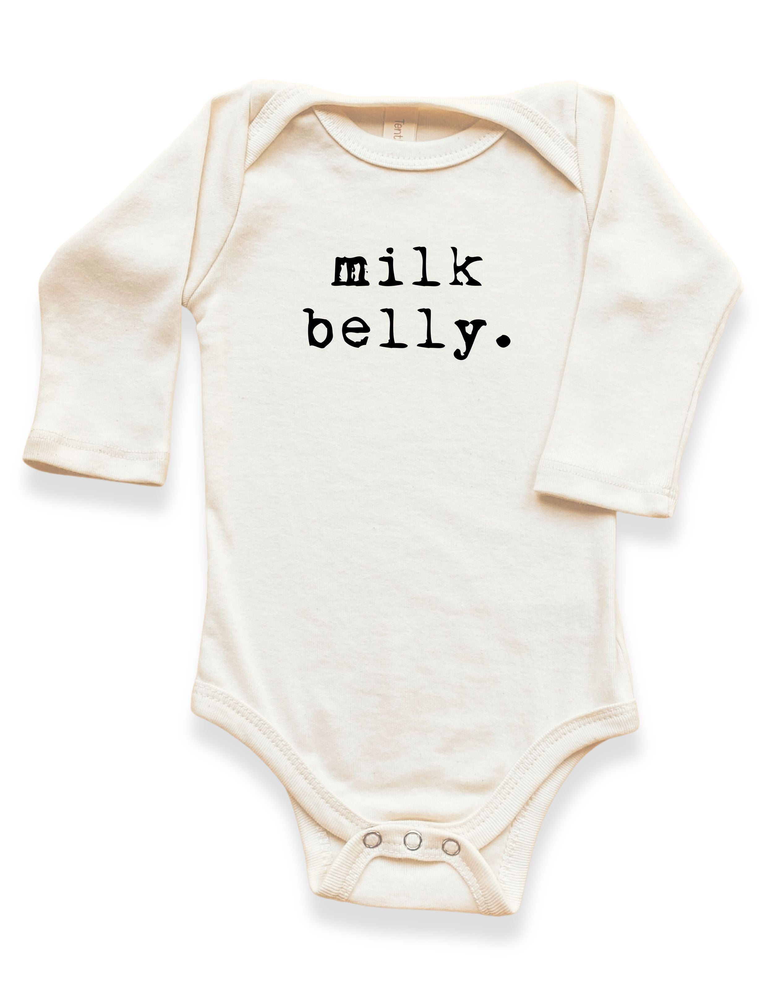 organic cotton Baby onesie with &