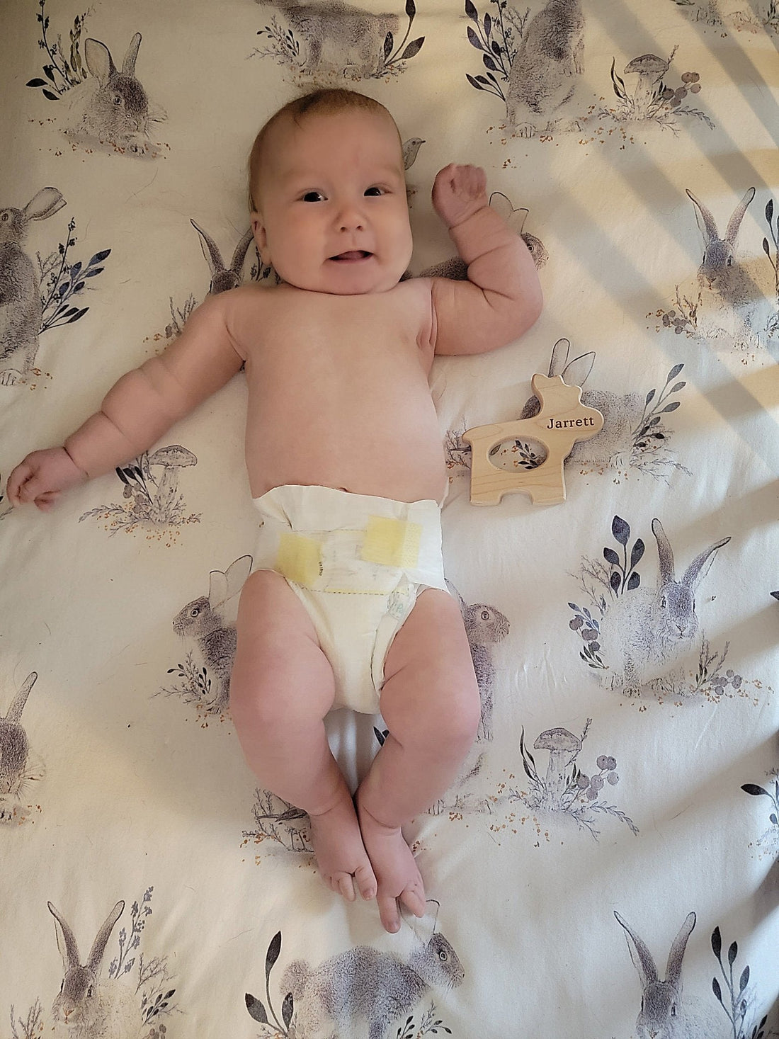 Moose Wooden Grasping Toy - Tenth & Pine - Baby Soothers -