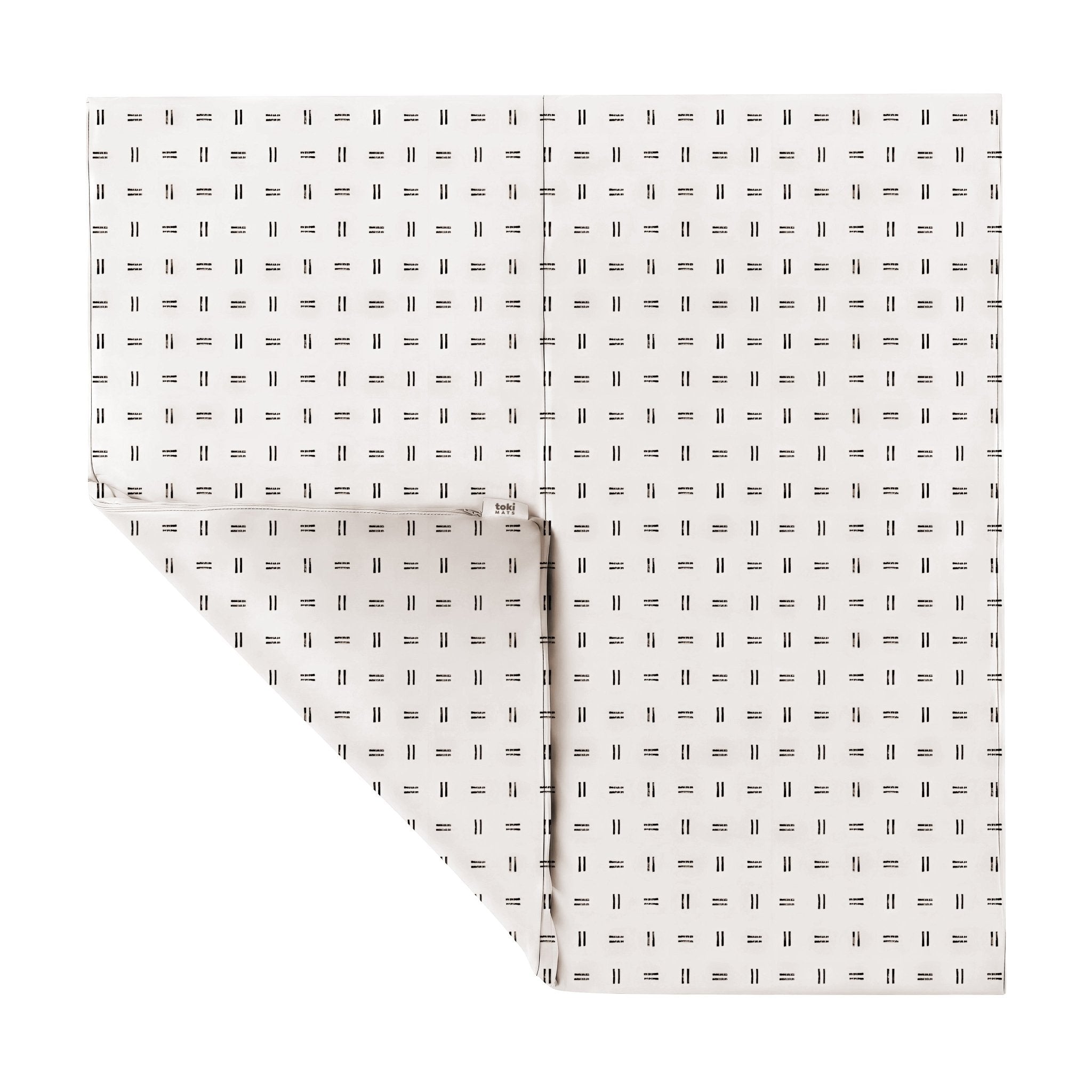 Mudcloth Vegan Leather Mat - Tenth & Pine - Vegan Leather Padded Mat - Mega