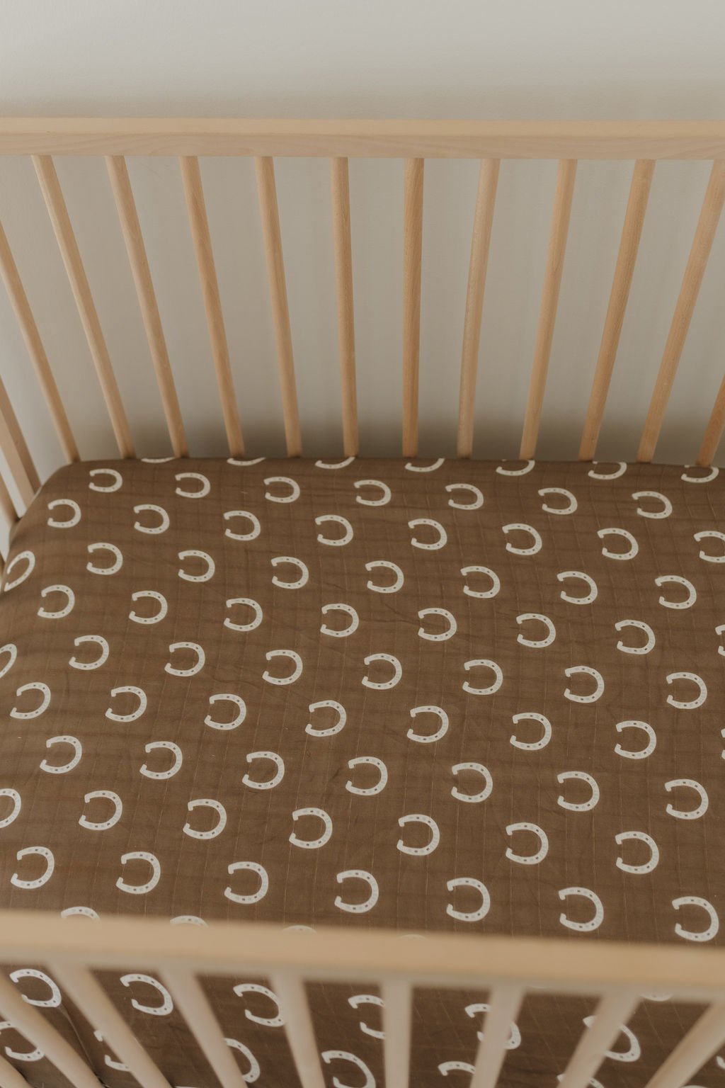 Muslin Crib Sheet | Giddy Up - Tenth & Pine - Crib Sheet - forever french baby