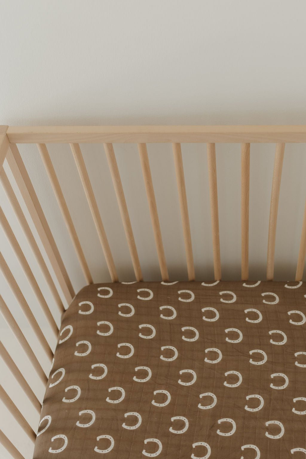 Muslin Crib Sheet | Giddy Up - Tenth & Pine - Crib Sheet - forever french baby