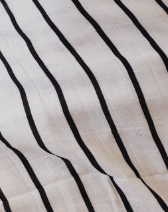 Muslin Quilt | Black & White Yin Yang / Stripe - Tenth & Pine - Quilt - forever french baby