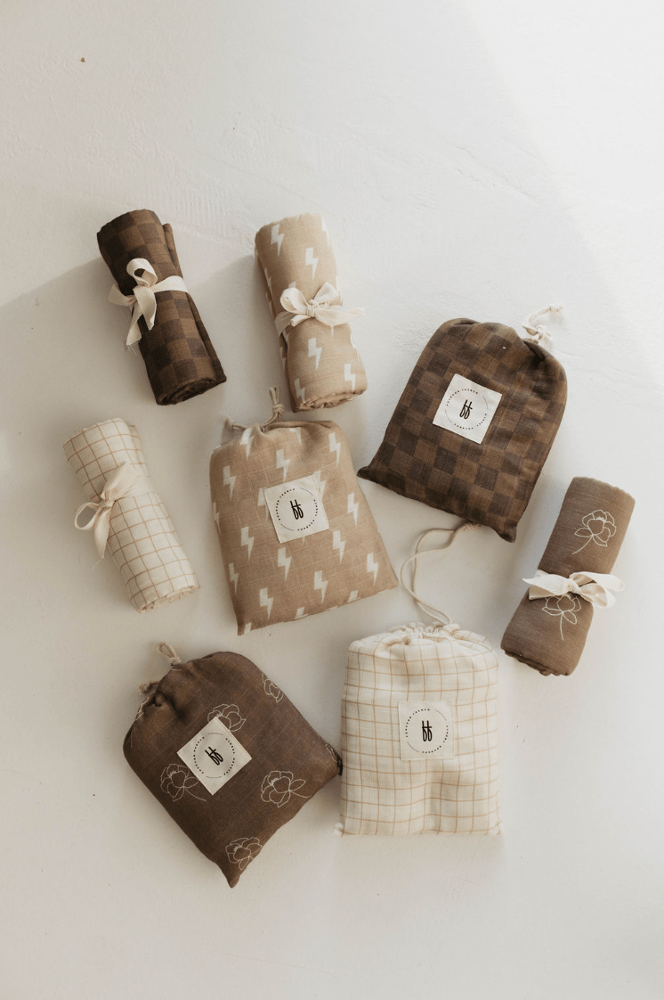 Muslin Swaddle | Sweet Dreams Floral - Tenth & Pine - Swaddle - forever french baby