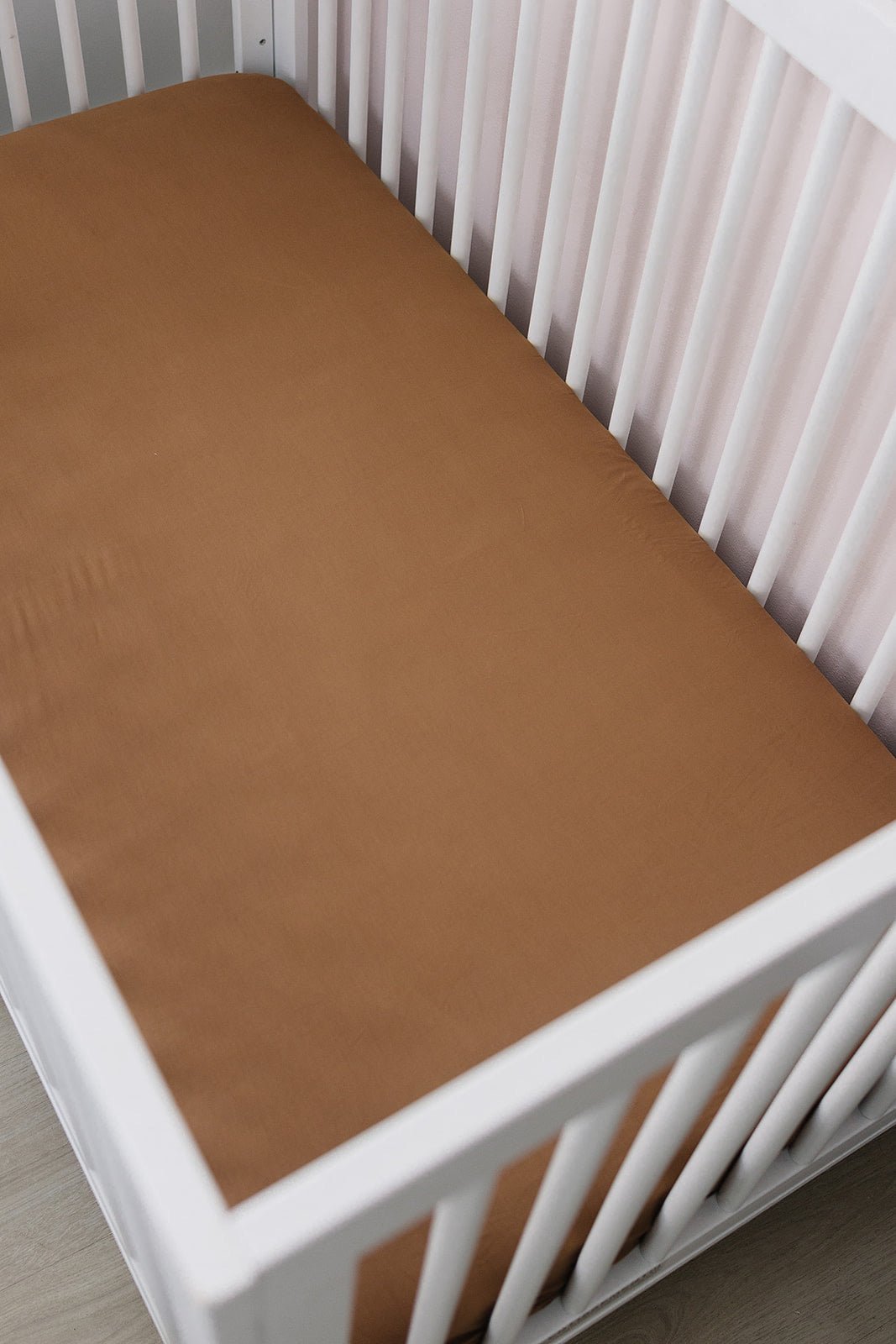 Mustard Bamboo Stretch Crib Sheet - Tenth & Pine -